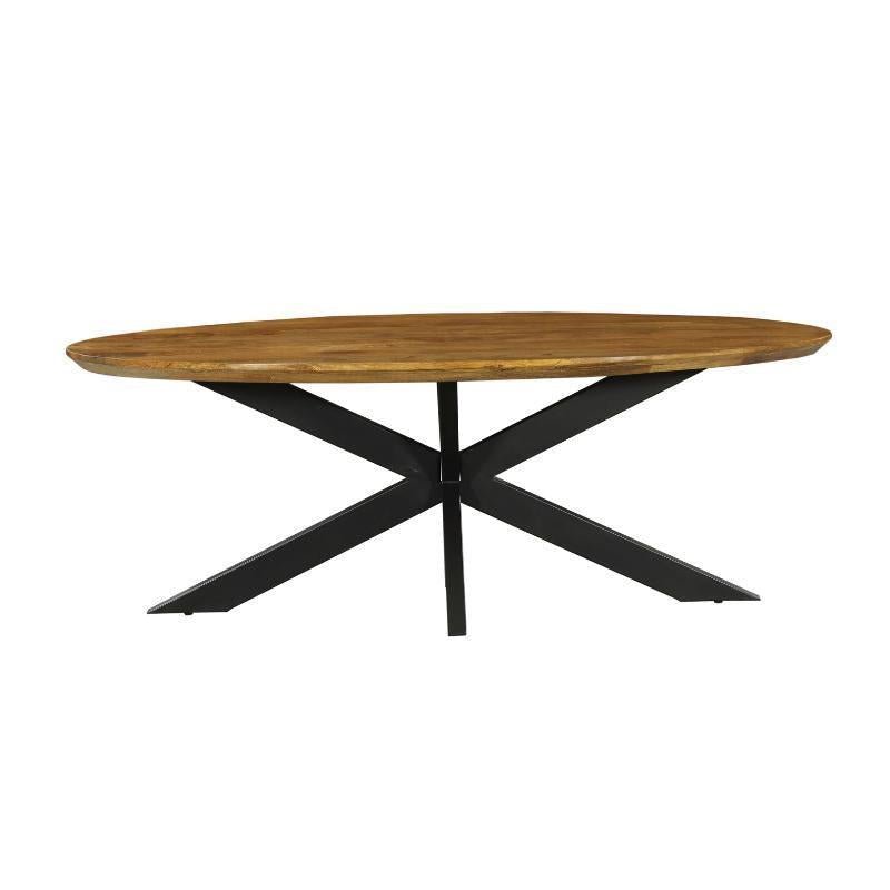Eettafel Brandy | 210 cm | Ovaal - Industrieelinhuis.nl