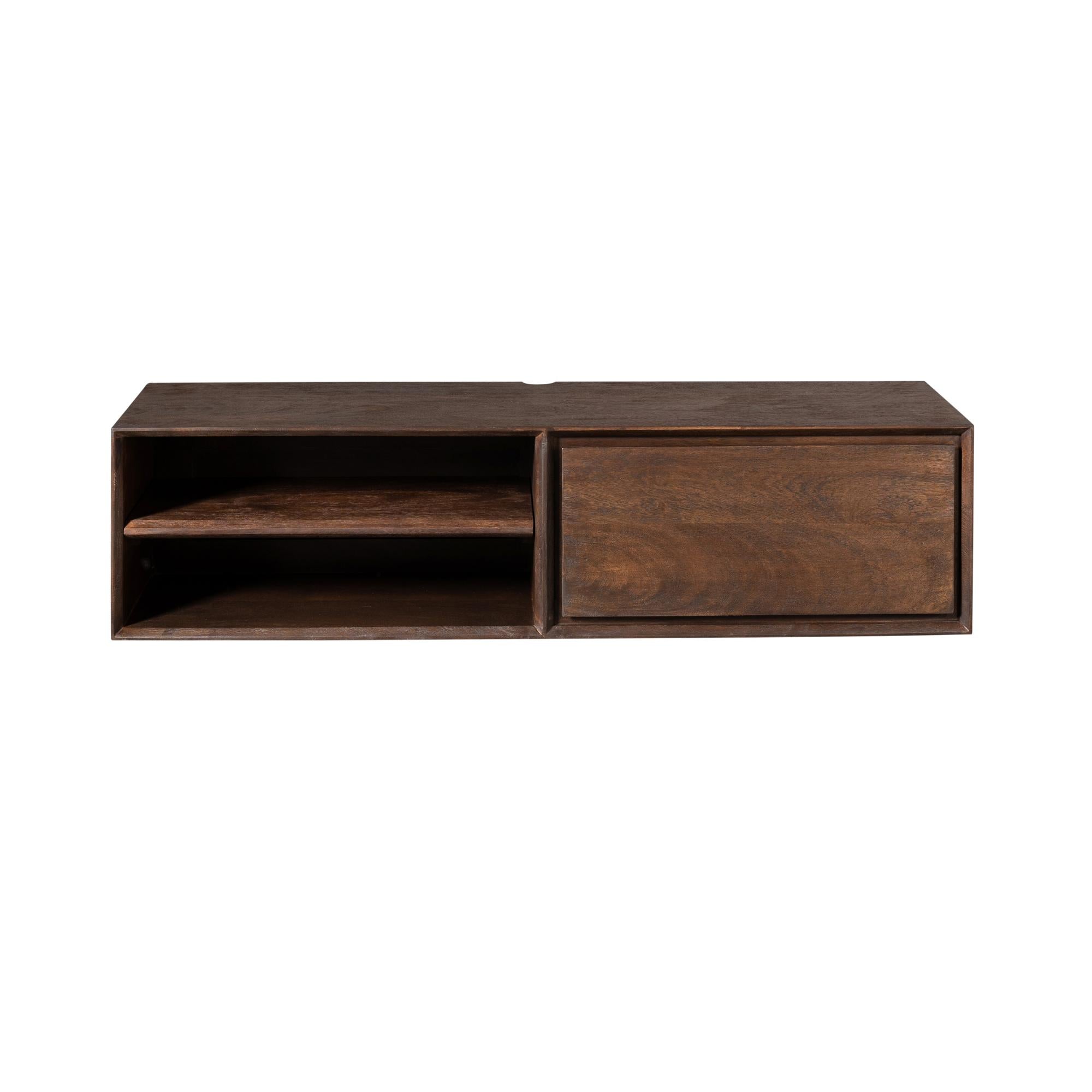Zwevend tv meubel Ambiance Brown | 120 cm - Industrieelinhuis.nl