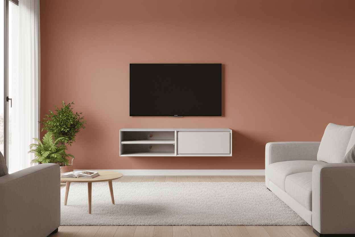 Zwevend tv meubel Ambiance Taupe | 120 cm - Industrieelinhuis.nl