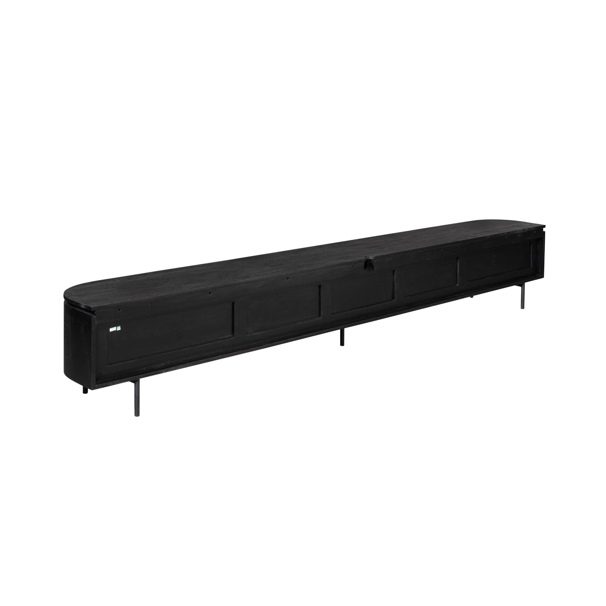 Tv meubel Excellent Black | 280 cm - Industrieelinhuis.nl