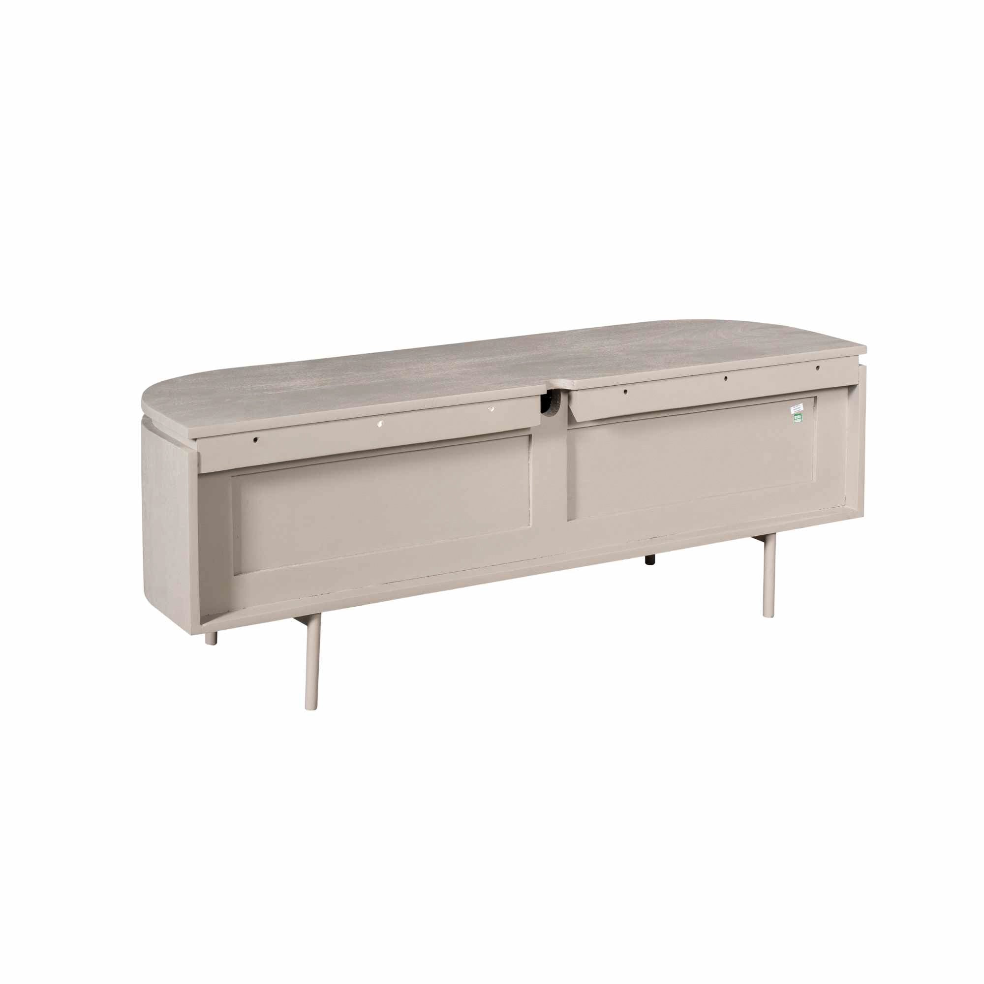 Tv meubel Excellent Taupe | 120 cm - Industrieelinhuis.nl