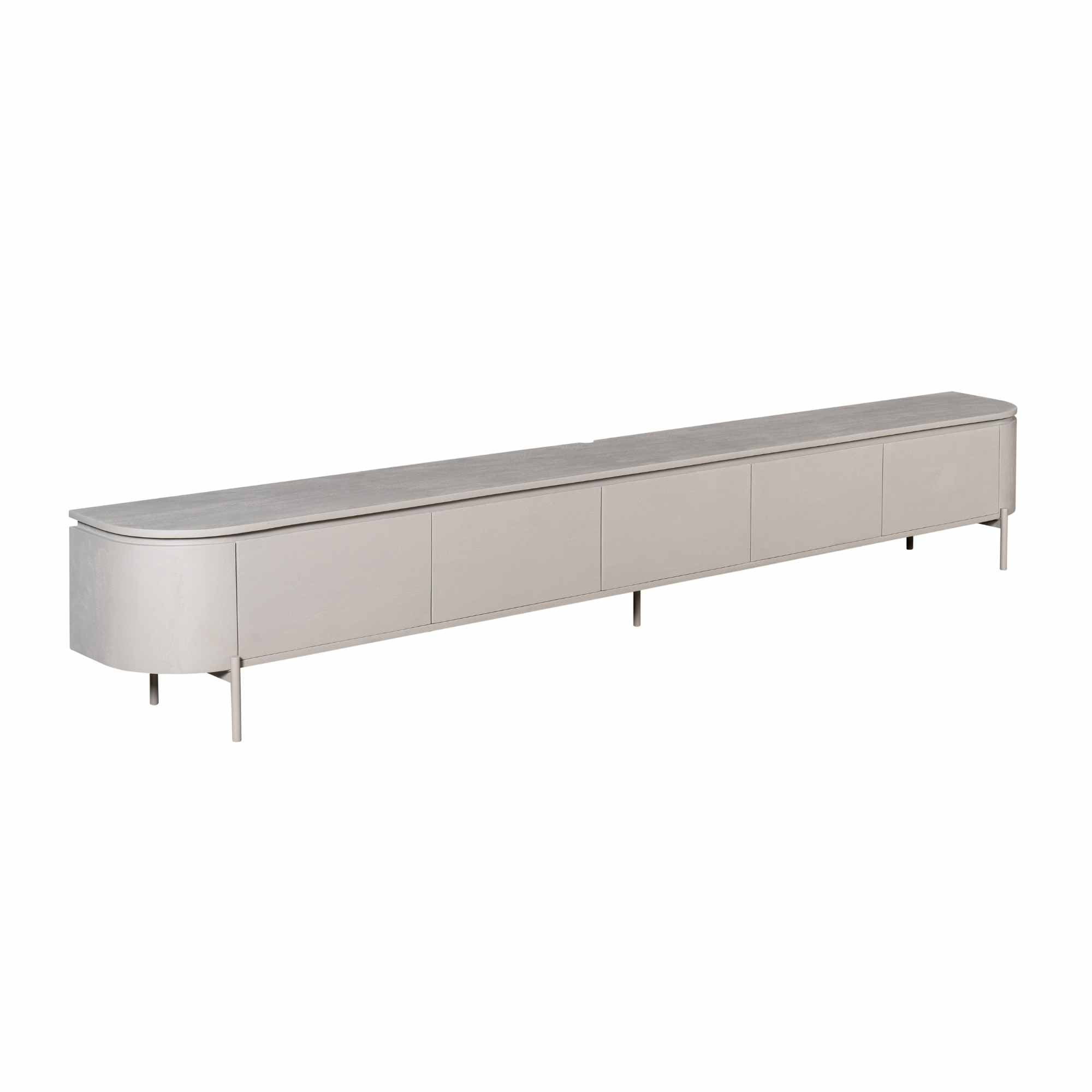 Tv meubel Excellent Taupe | 280 cm - Industrieelinhuis.nl