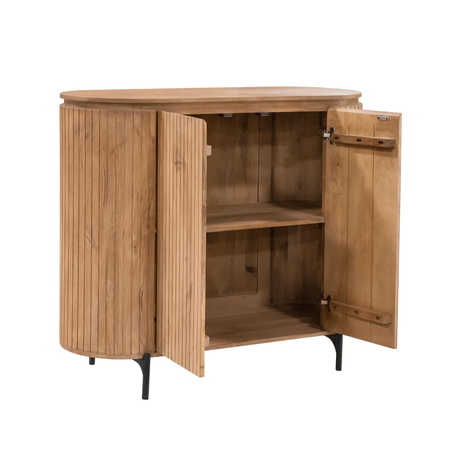 Kabinet kast Solana | 115 cm | Naturel - Industrieelinhuis.nl