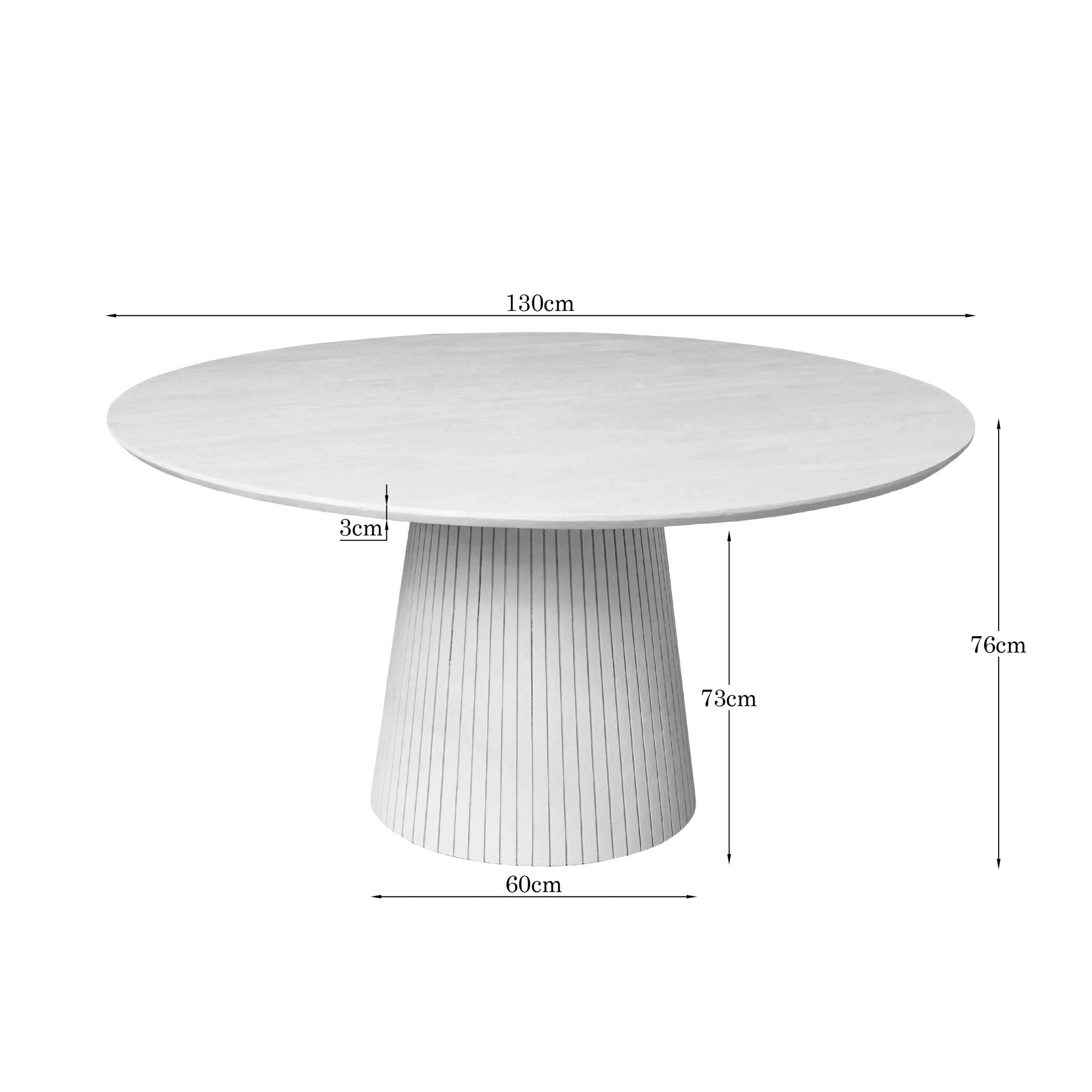 Salontafel Solana Zand Mangohout 50 cm - Industrieelinhuis.nl