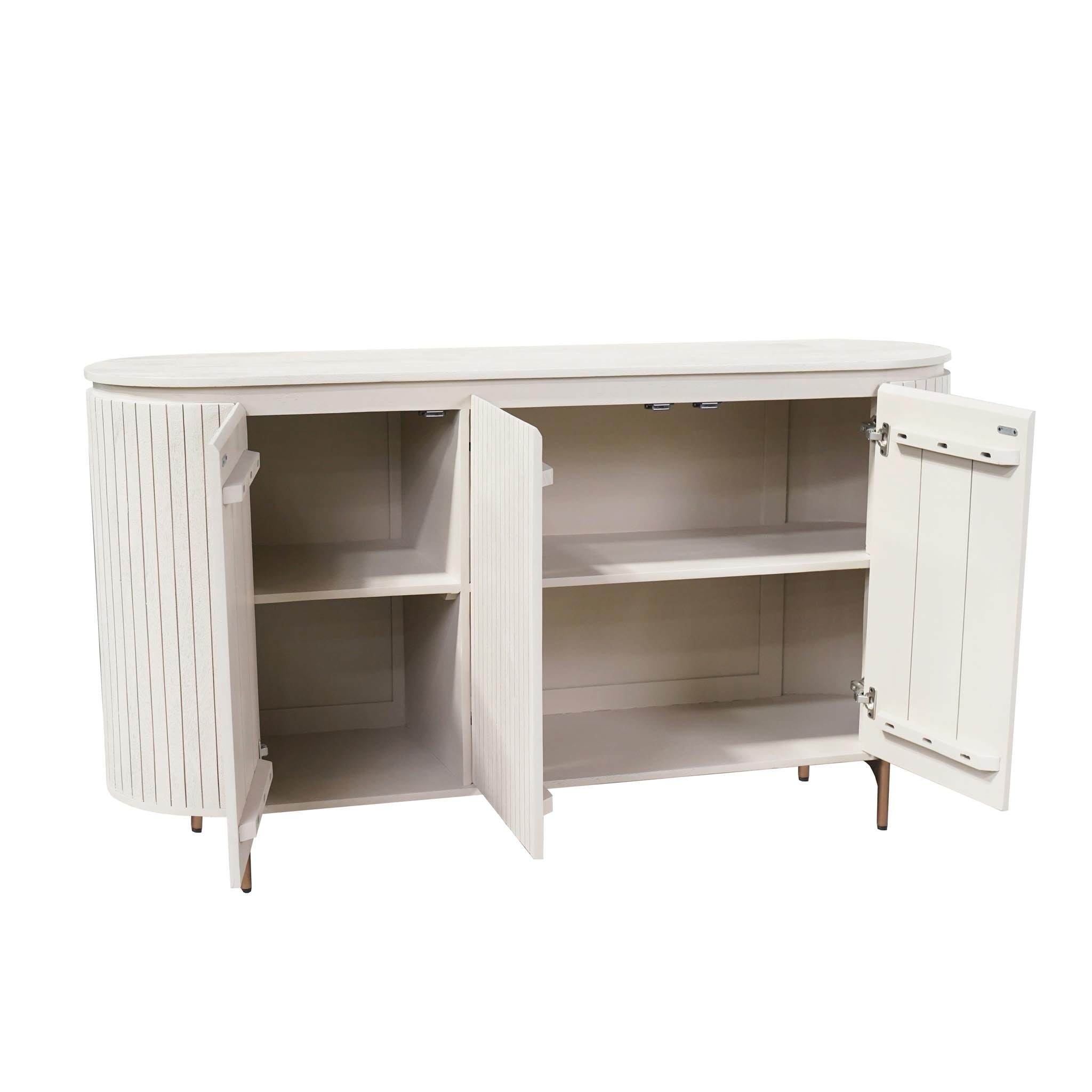 Dressoir Solana Zand Mangohout 165 cm - Industrieelinhuis.nl