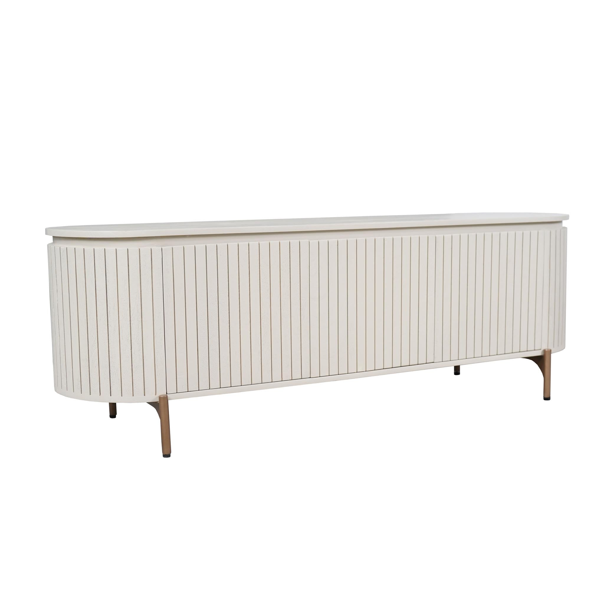 Tv meubel Solana Zand Mangohout 165 cm - Industrieelinhuis.nl