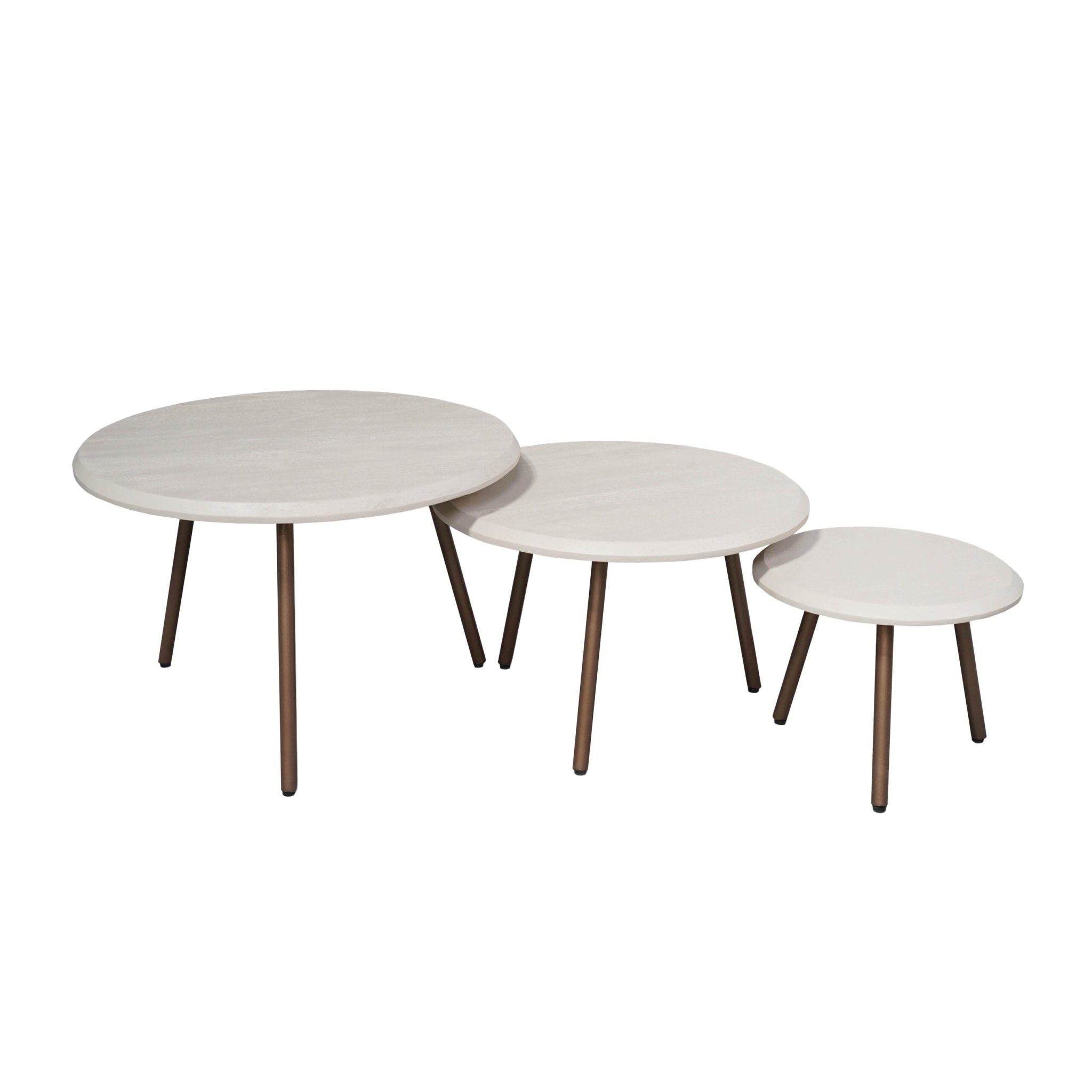 Salontafel Guus Naturel Mangohout 60 cm - Industrieelinhuis.nl