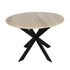 Eiken eettafel Ferris | Rond 110 cm | Naturel - Industrieelinhuis.nl