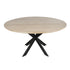 Eiken eettafel Ferris | Rond 150 cm | Naturel - Industrieelinhuis.nl