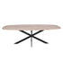 Eiken eettafel Ferris | Deens Ovaal 240 cm | Naturel - Industrieelinhuis.nl