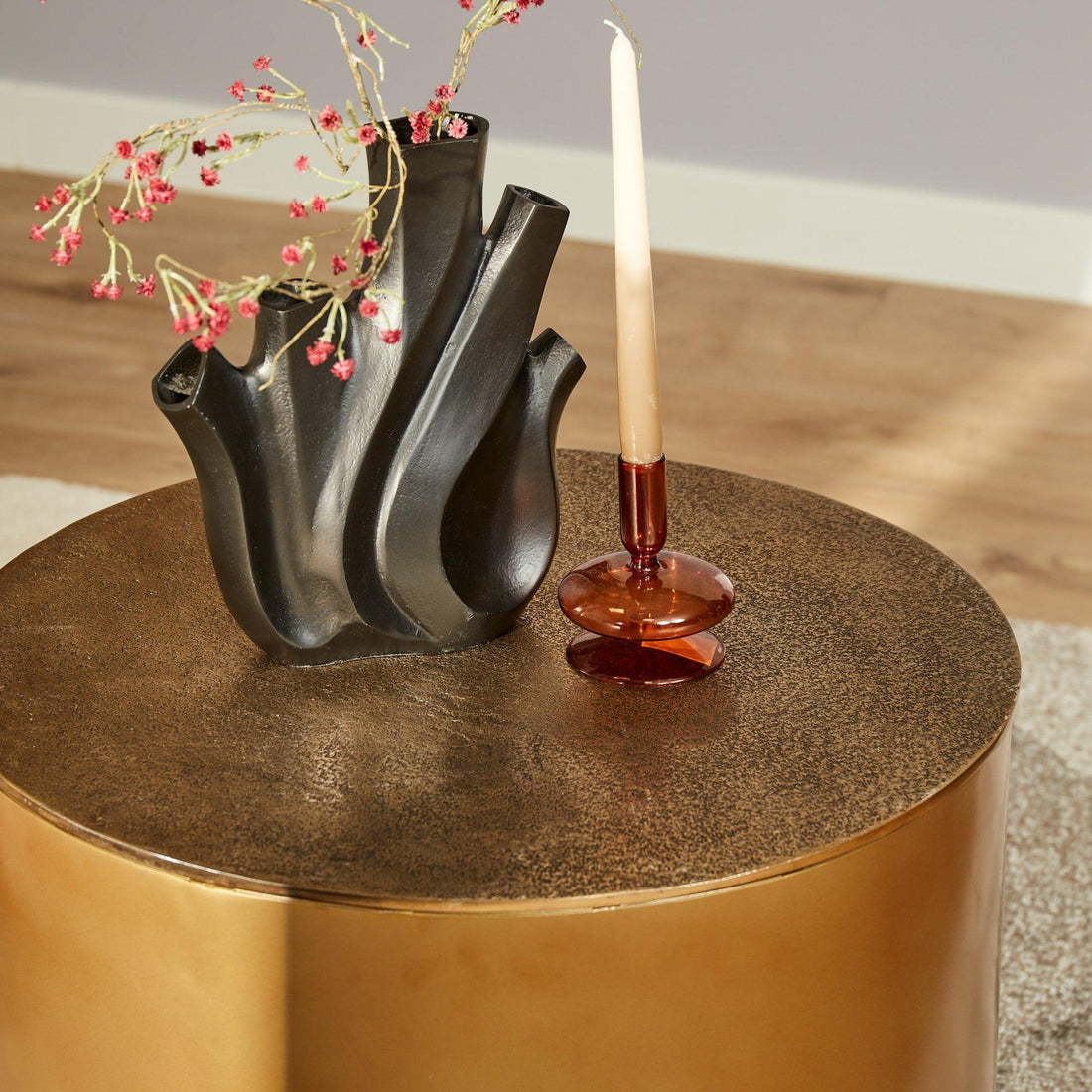 Salontafel Fiore Gold | 60 cm - Industrieelinhuis.nl