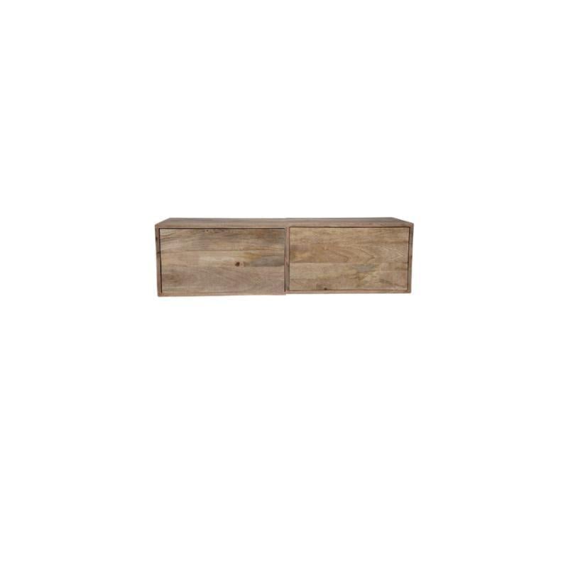 Zwevend tv meubel Vision Naturel | 120 cm - Industrieelinhuis.nl
