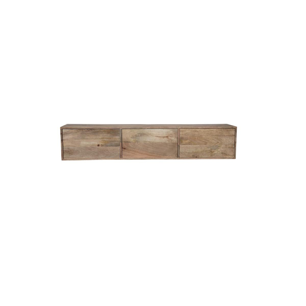 Zwevend tv meubel Vision Naturel | 160 cm - Industrieelinhuis.nl