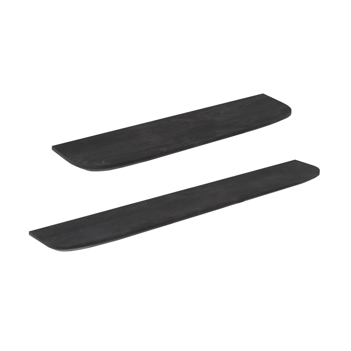 Wandplank Gusta Zwart Mangohout 80 cm