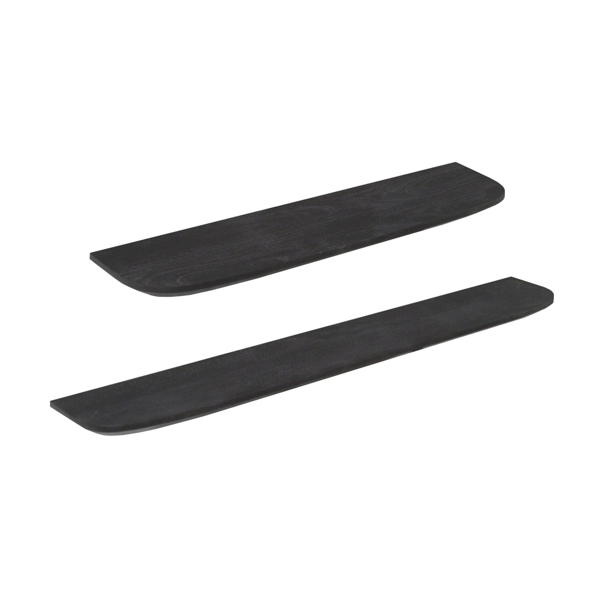 Wandplank Gusta Zwart Mangohout 120 cm