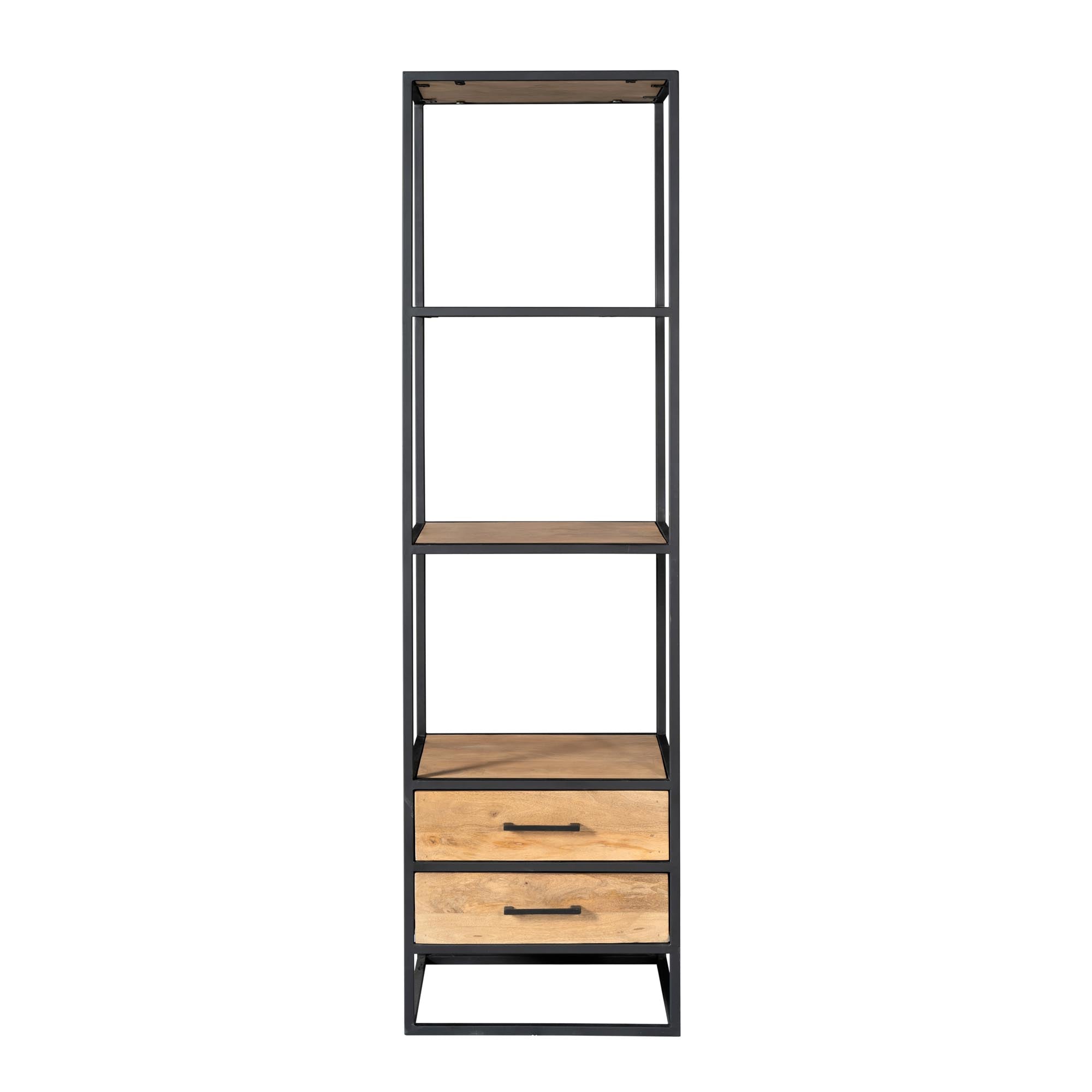 Boekenkast Dakota 2 lades | 55 cm - Industrieelinhuis.nl