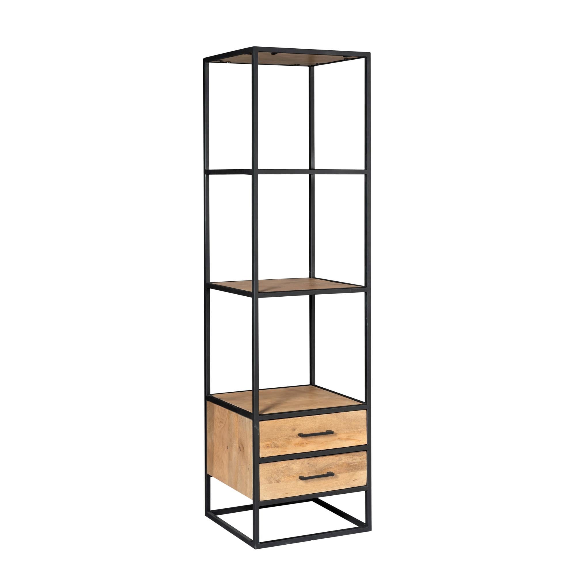 Boekenkast Dakota 2 lades | 55 cm - Industrieelinhuis.nl