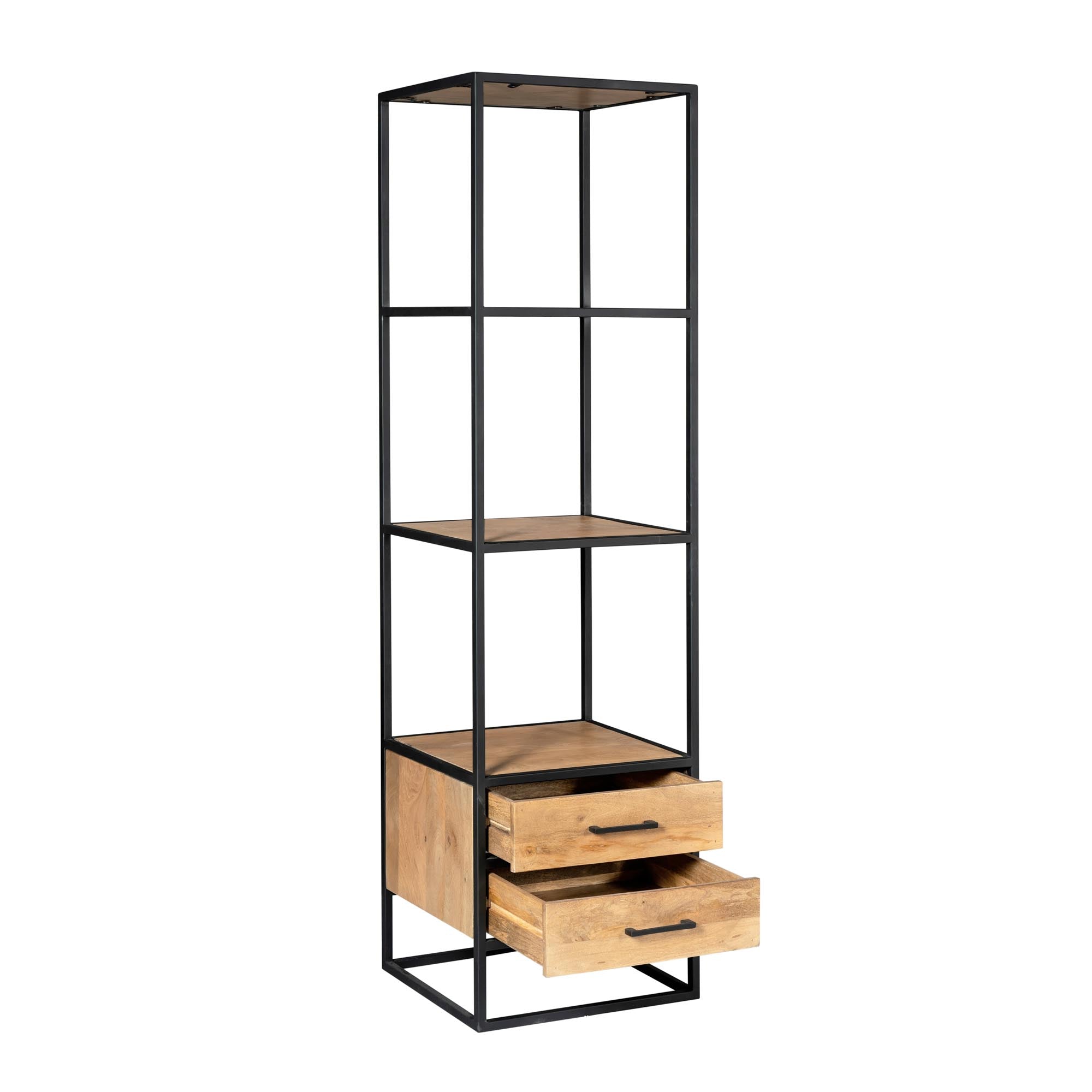 Boekenkast Dakota 2 lades | 55 cm - Industrieelinhuis.nl