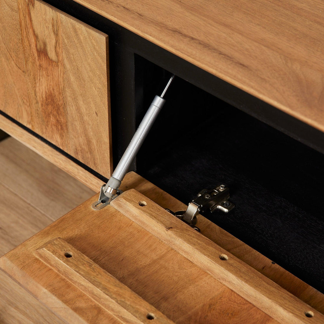 Zwevend tv meubel RichWood | 120 cm - Industrieelinhuis.nl