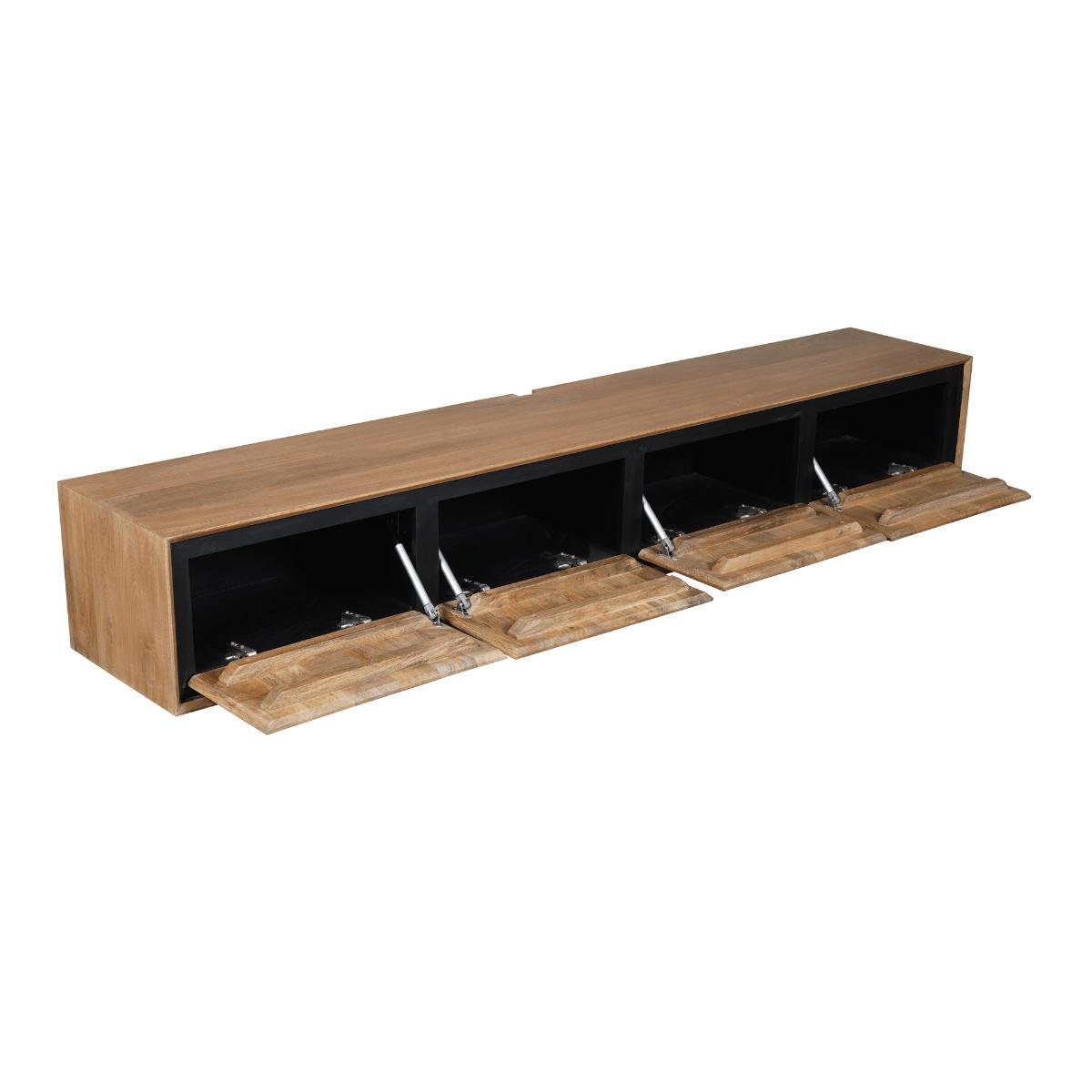 Zwevend tv meubel RichWood | 200 cm - Industrieelinhuis.nl