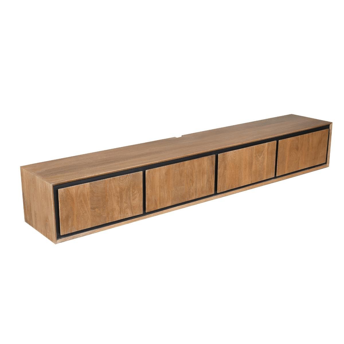 Zwevend tv meubel RichWood | 200 cm - Industrieelinhuis.nl