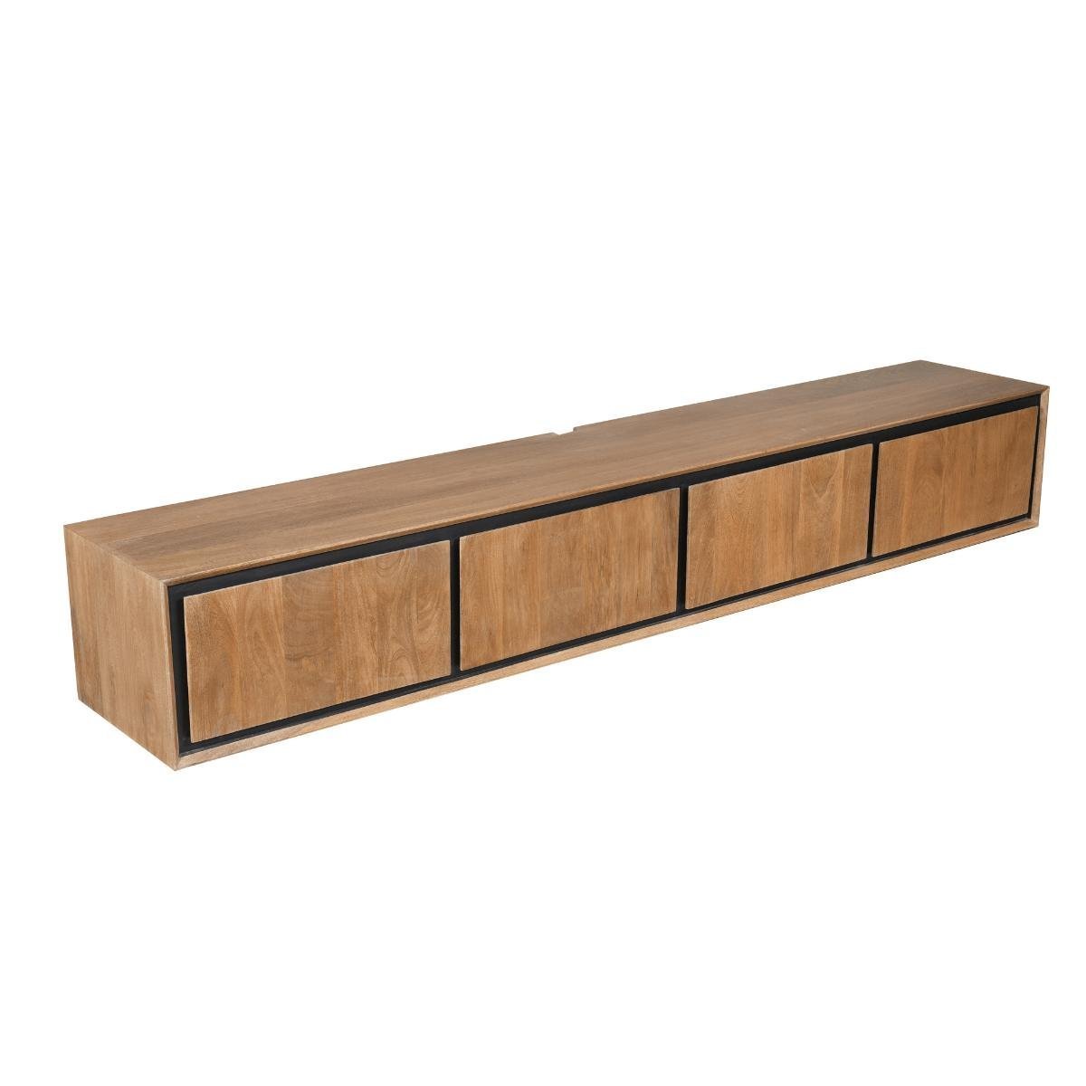 Zwevend tv meubel RichWood | 200 cm - Industrieelinhuis.nl