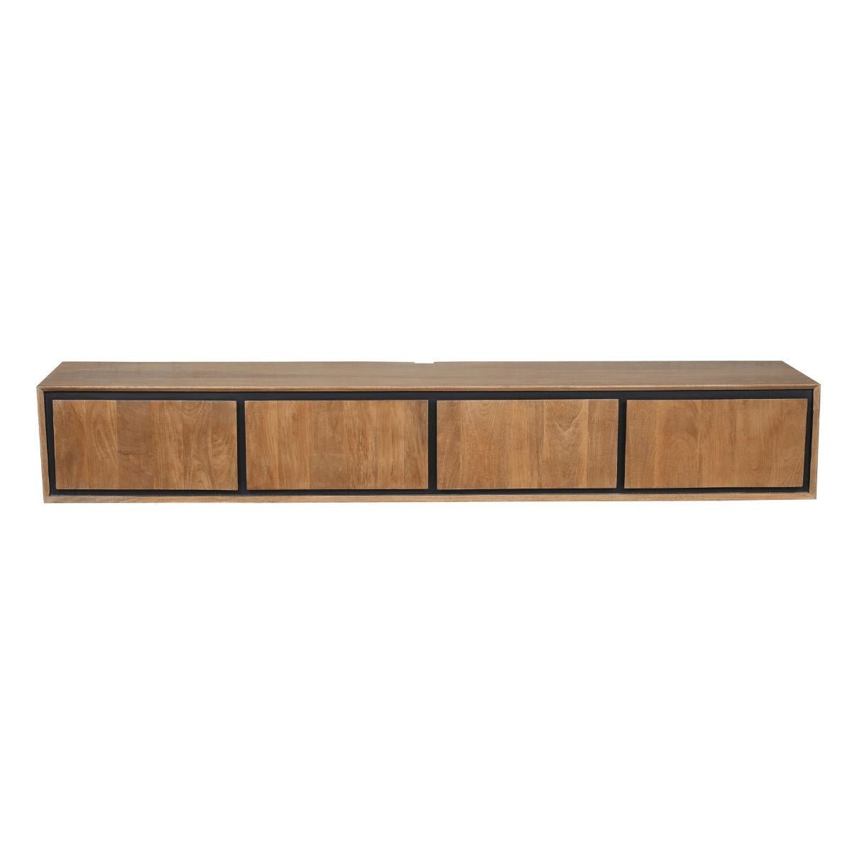 Zwevend tv meubel RichWood | 200 cm - Industrieelinhuis.nl