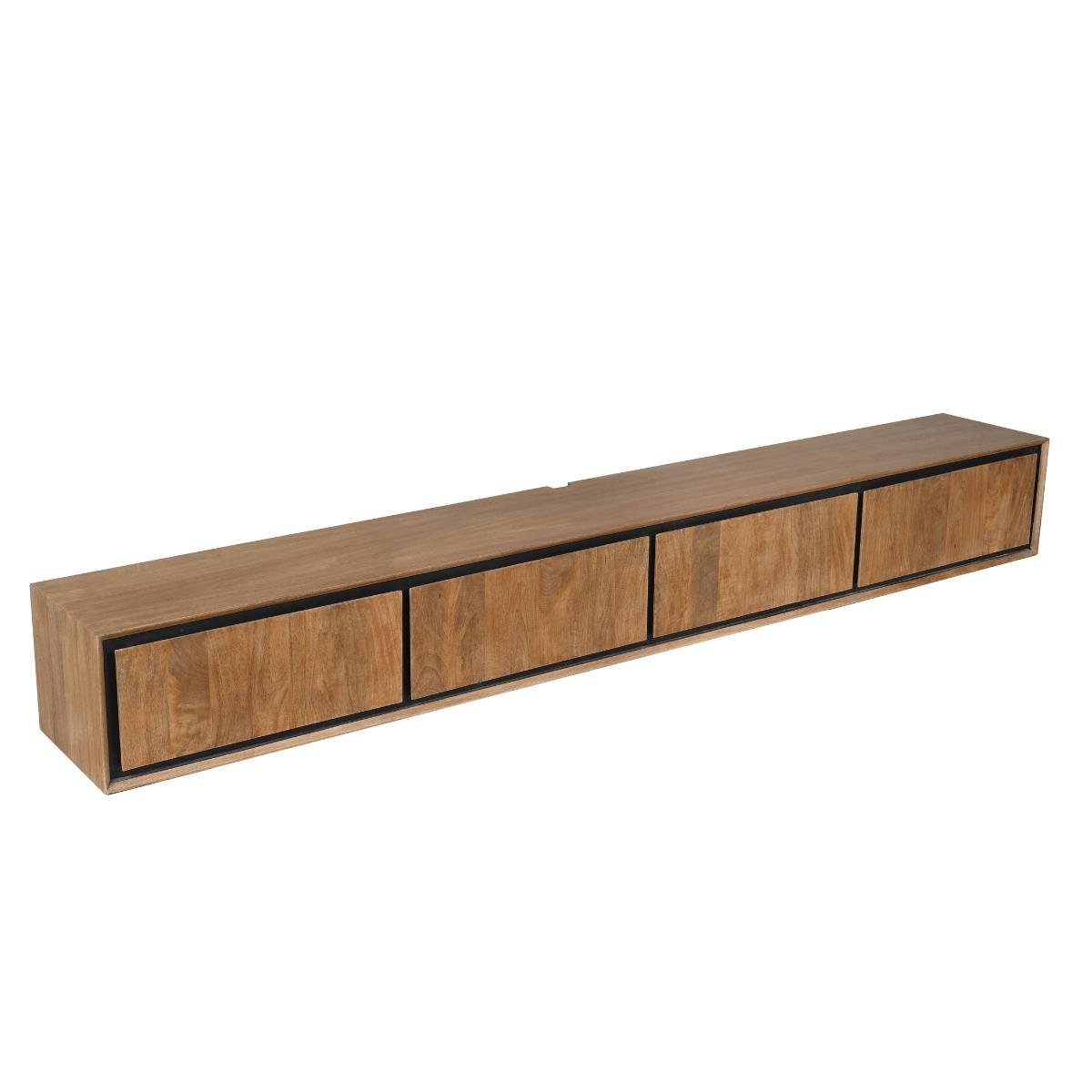 Zwevend tv meubel RichWood | 240 cm - Industrieelinhuis.nl