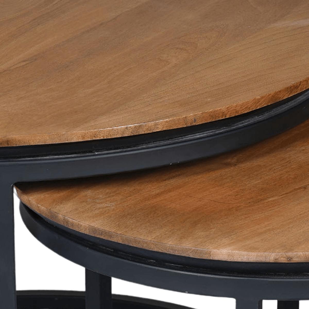 Salontafel RichWood | Set van 3 - Industrieelinhuis.nl