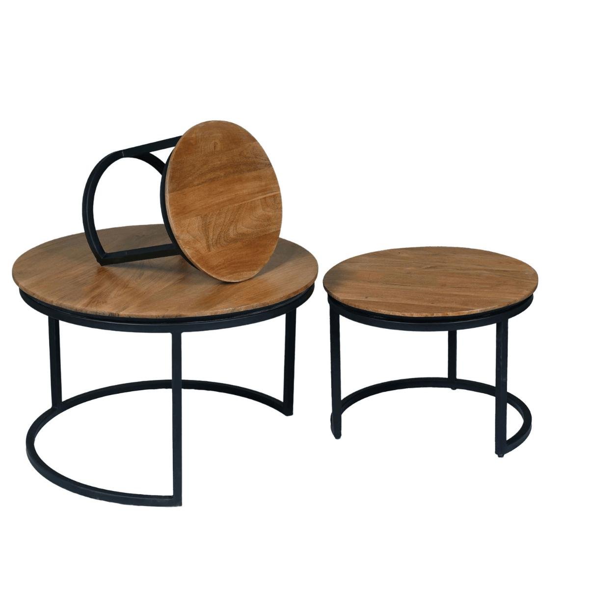 Salontafel RichWood | Set van 3 - Industrieelinhuis.nl