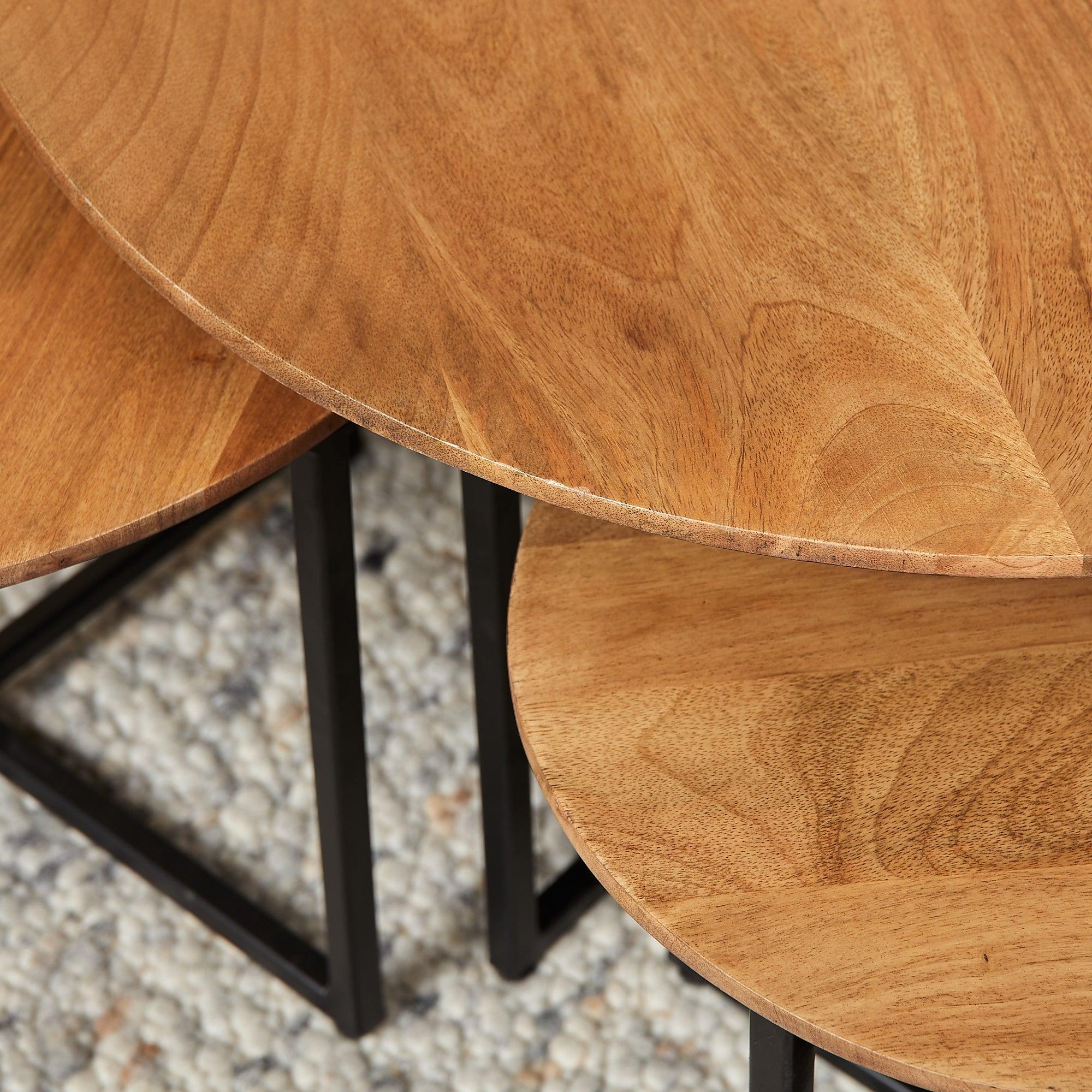 Salontafel RichWood | Set van 3 - Industrieelinhuis.nl