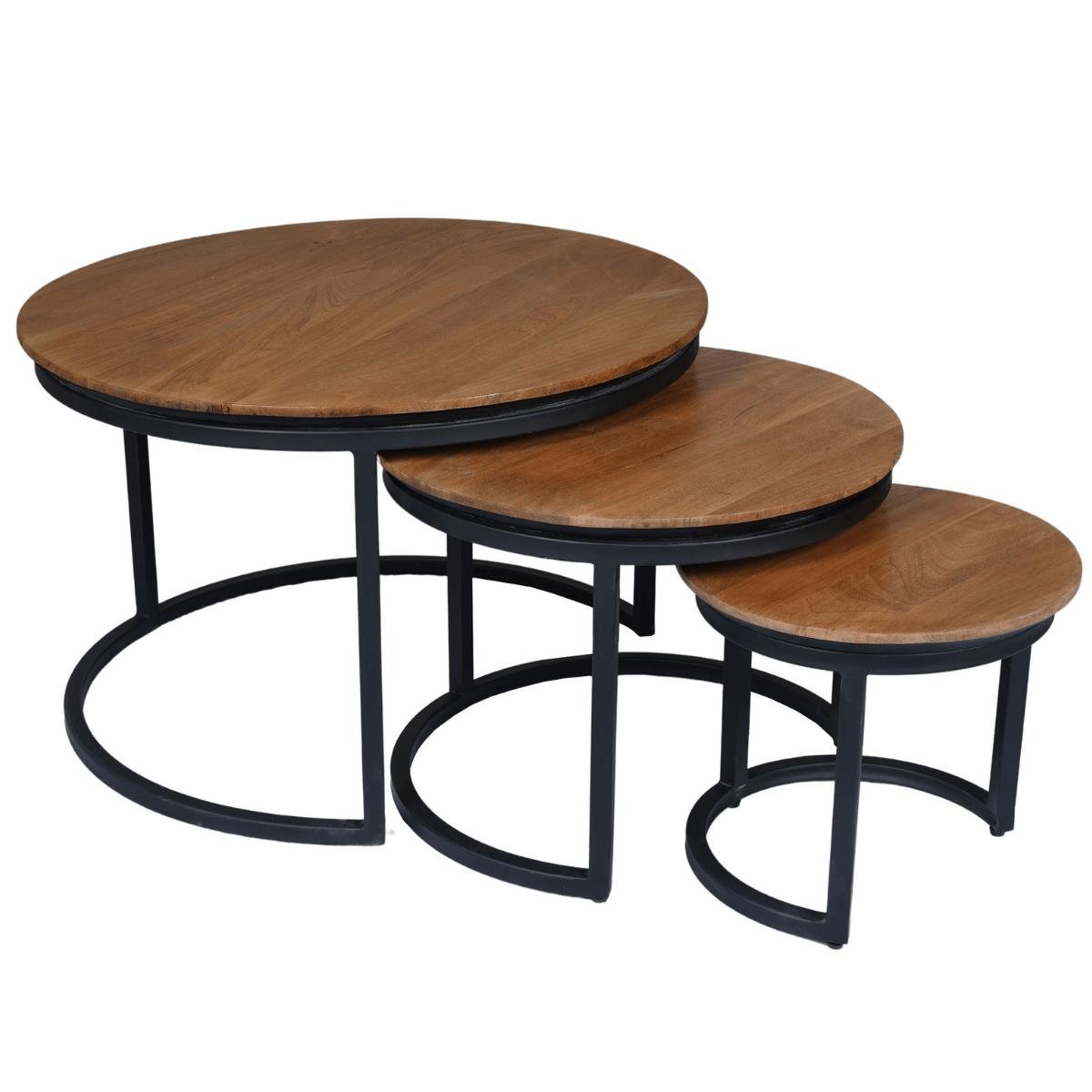 Salontafel RichWood | Set van 3 - Industrieelinhuis.nl