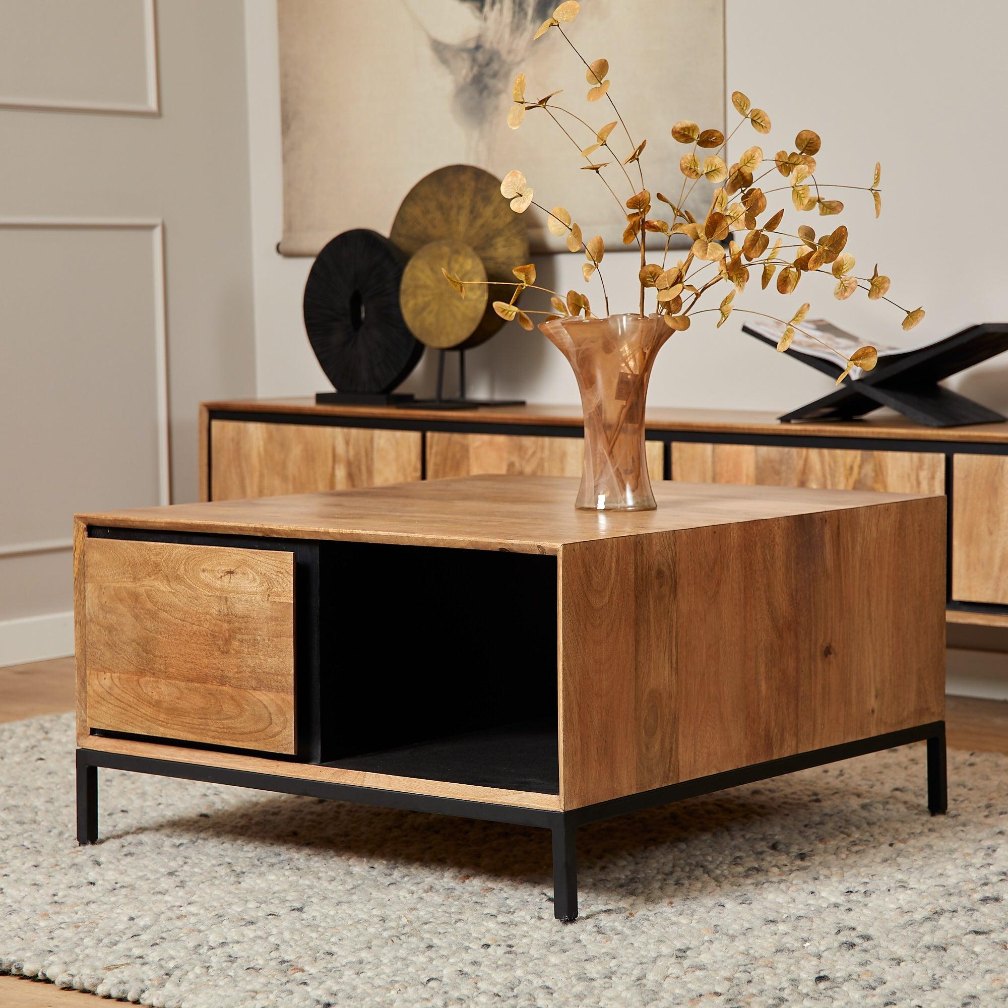 Salontafel RichWood | 80 cm - Industrieelinhuis.nl