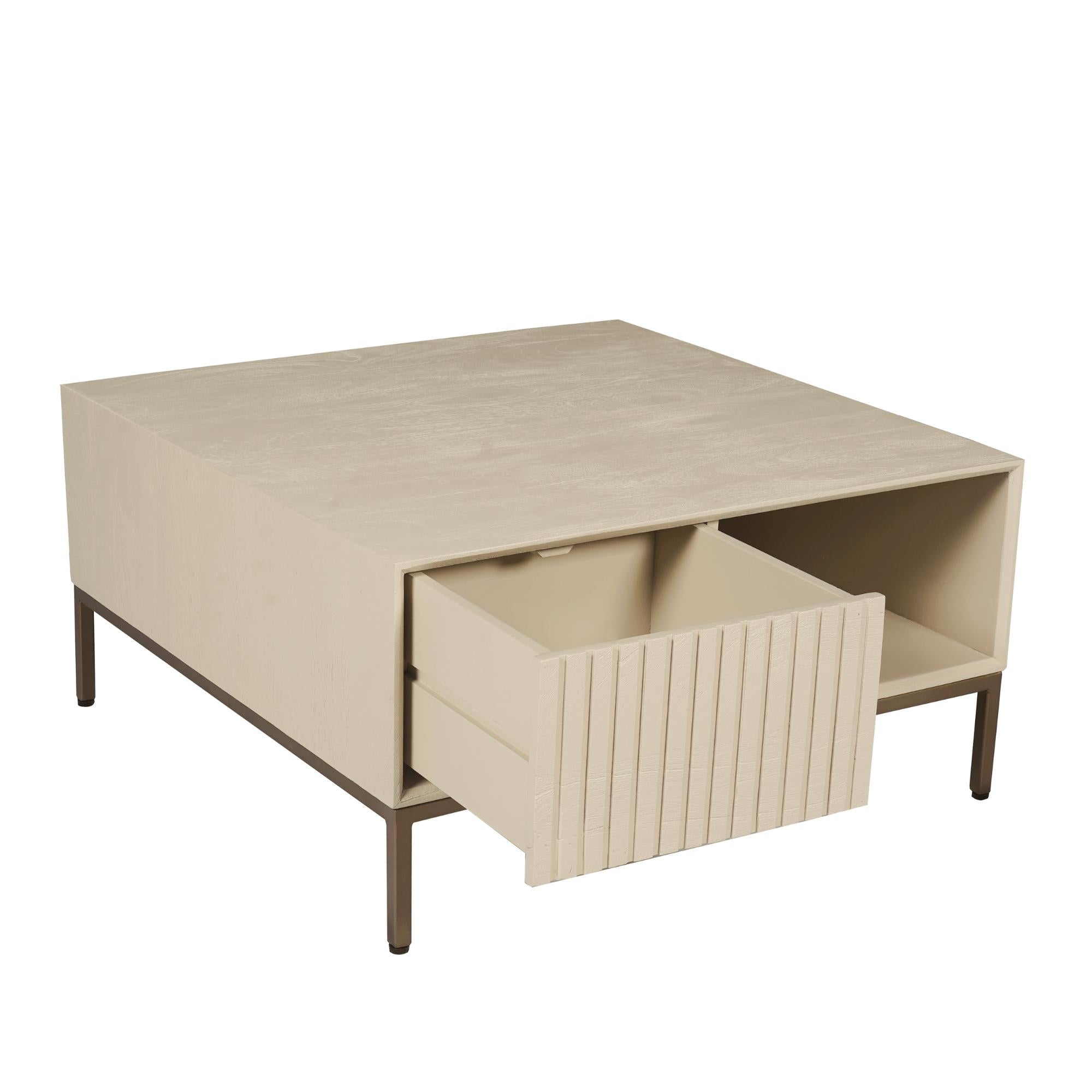 Salontafel Madison Sand| 80 cm - Industrieelinhuis.nl