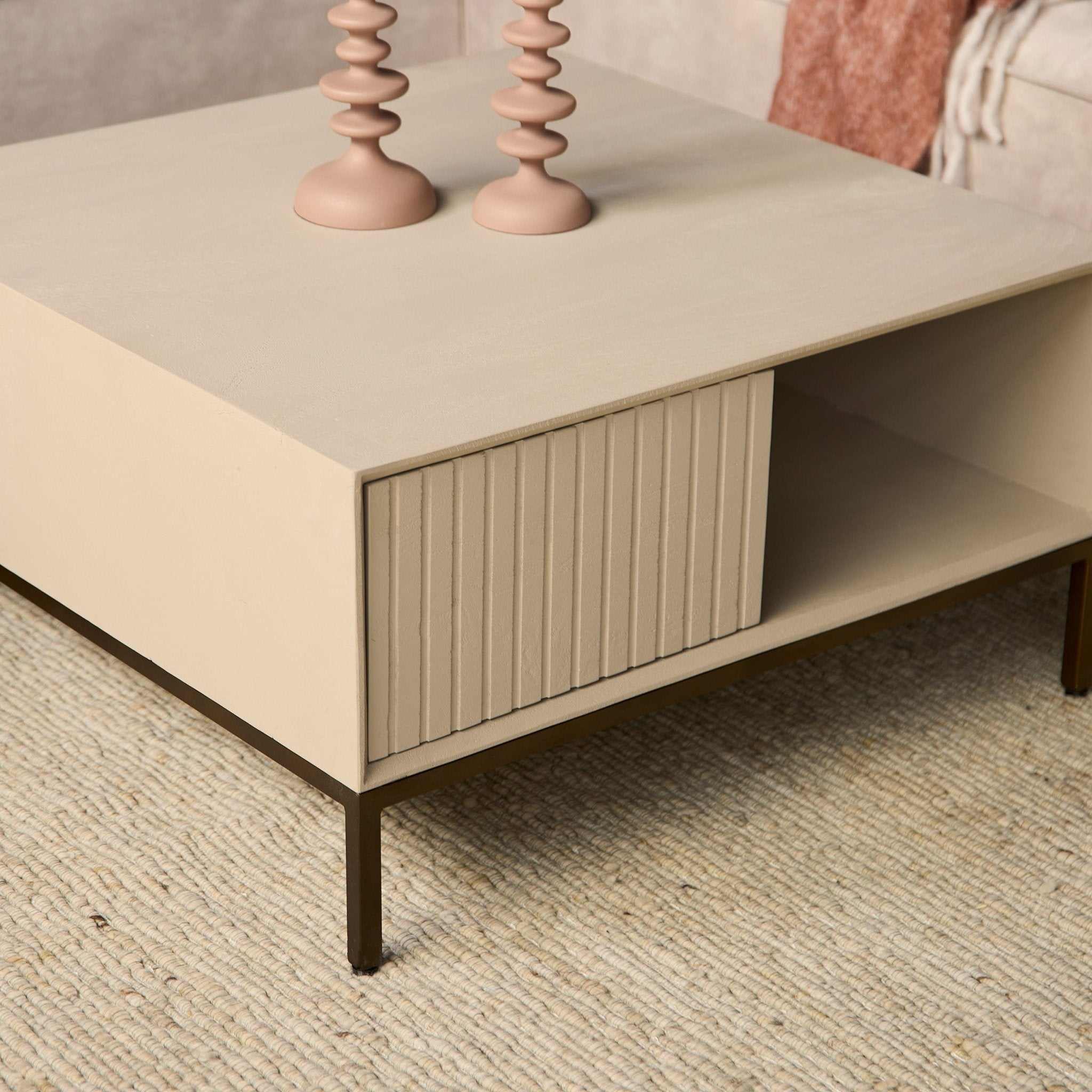 Salontafel Madison Sand| 80 cm - Industrieelinhuis.nl