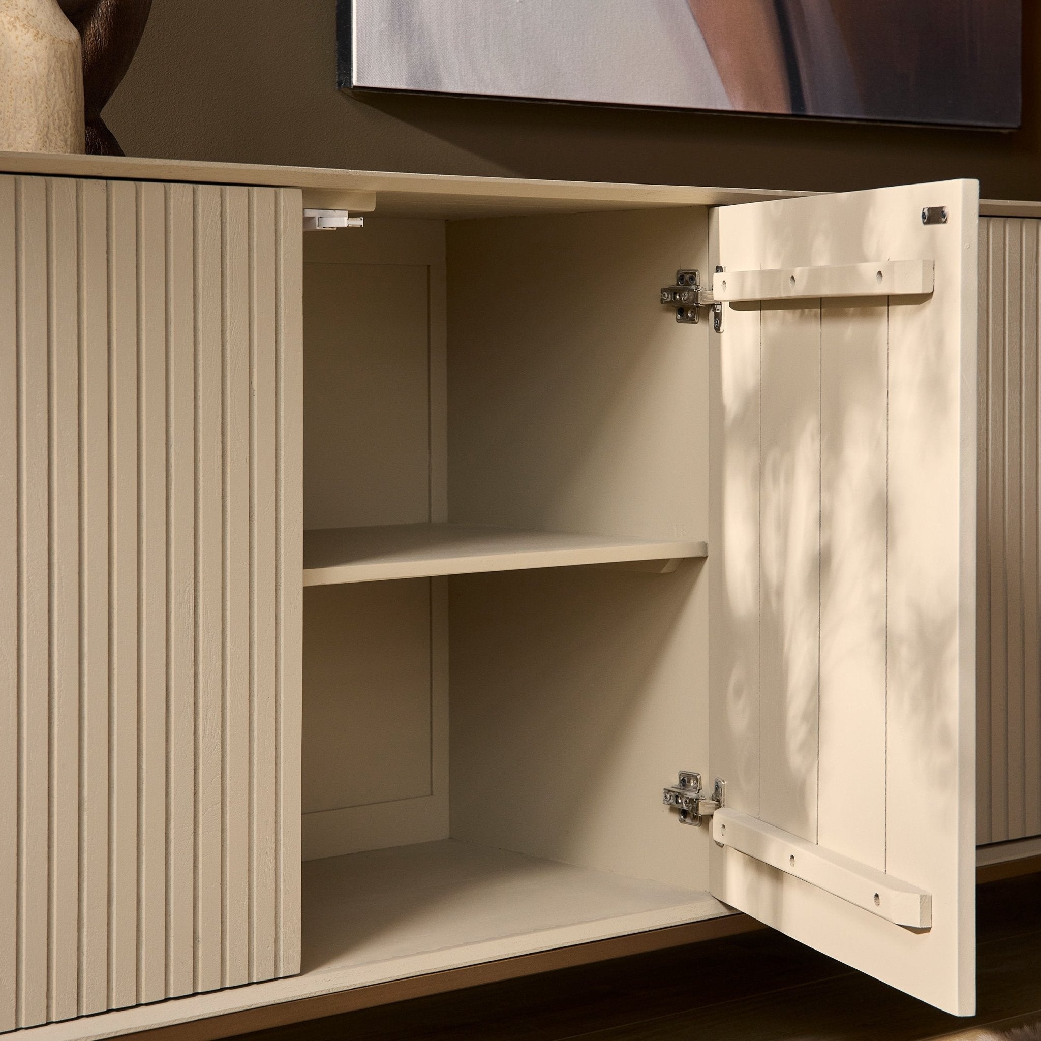 Beige Dressoir Madison Sand | 210 cm