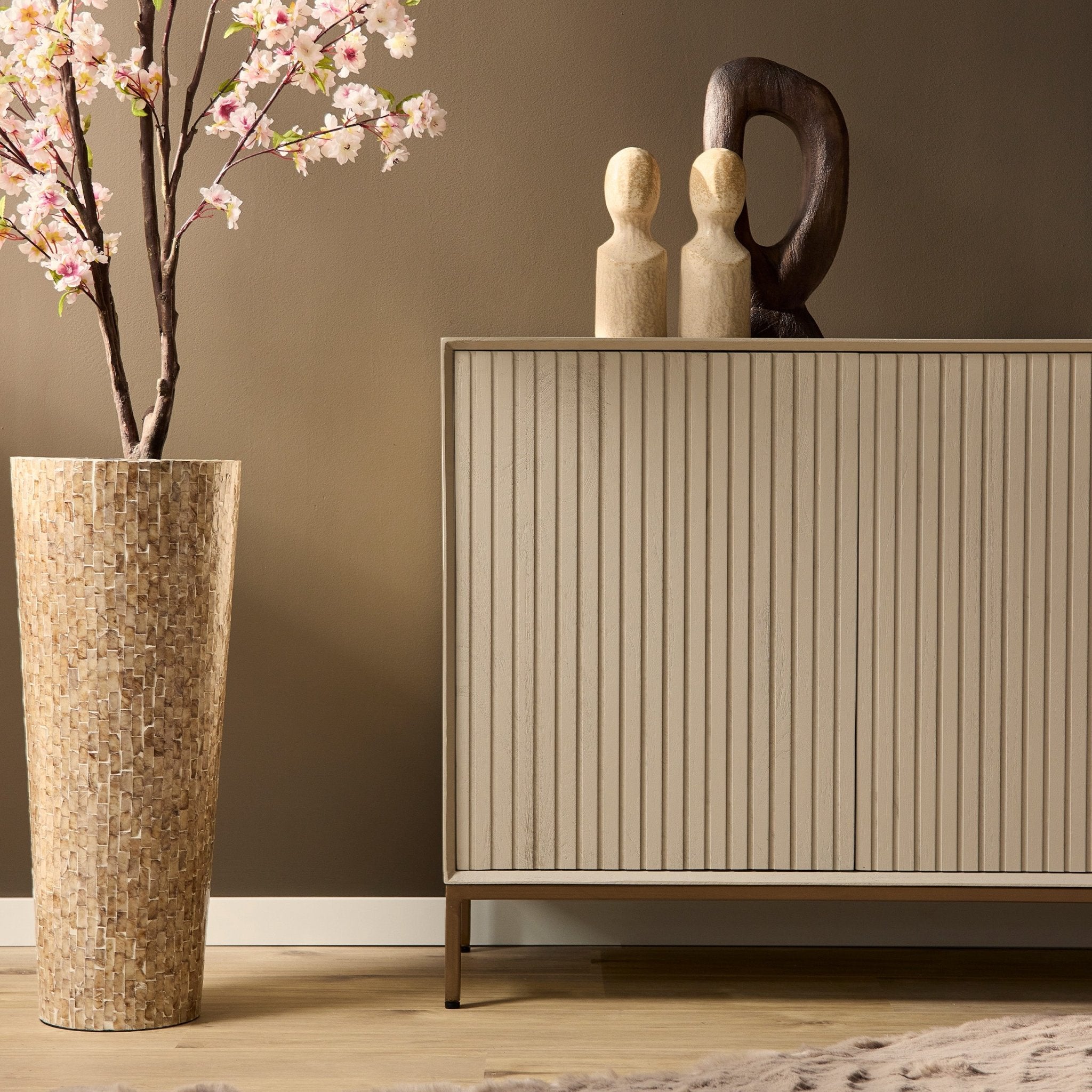 Beige Dressoir Madison Sand | 210 cm