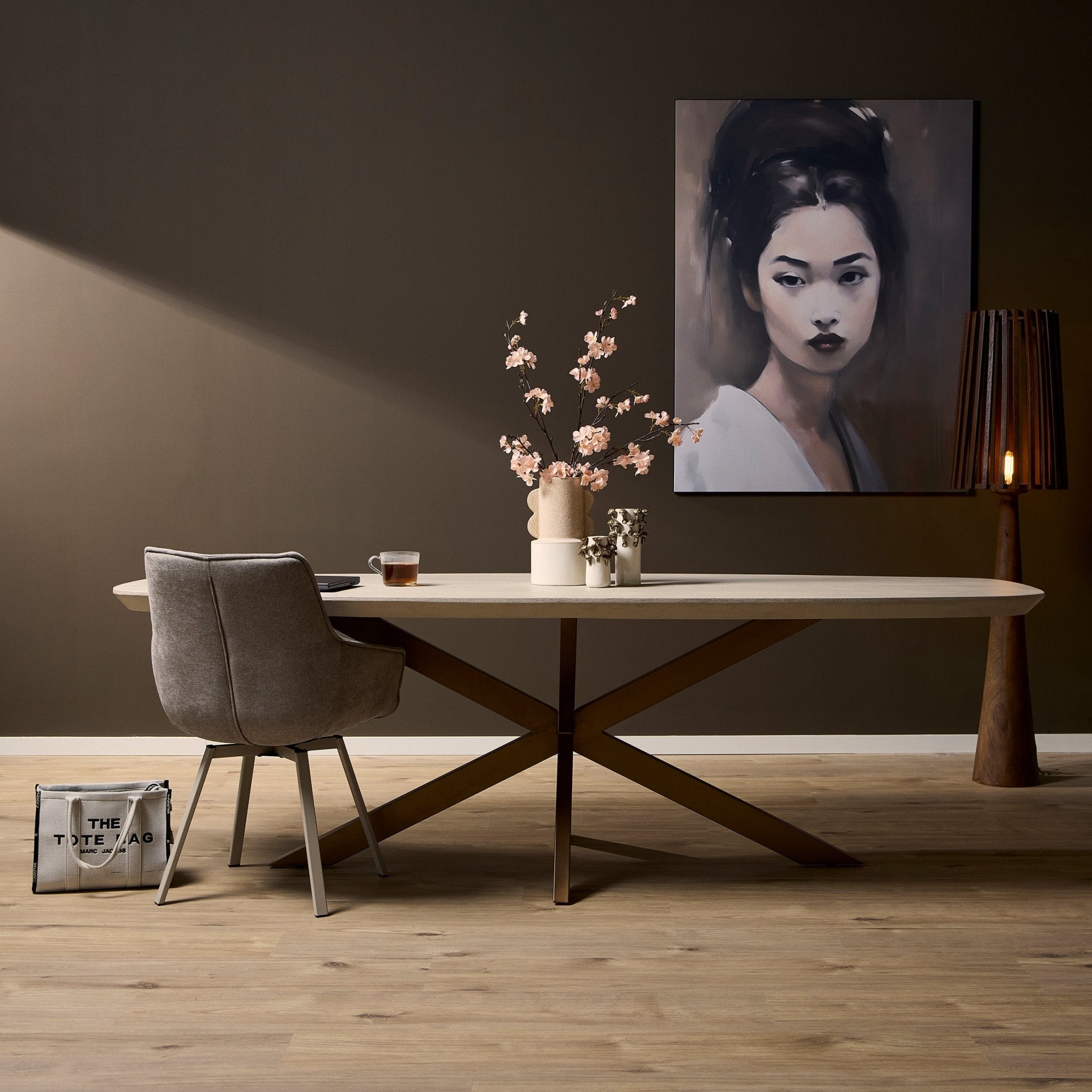 Eettafel Ovaal Madison Sand 240 cm