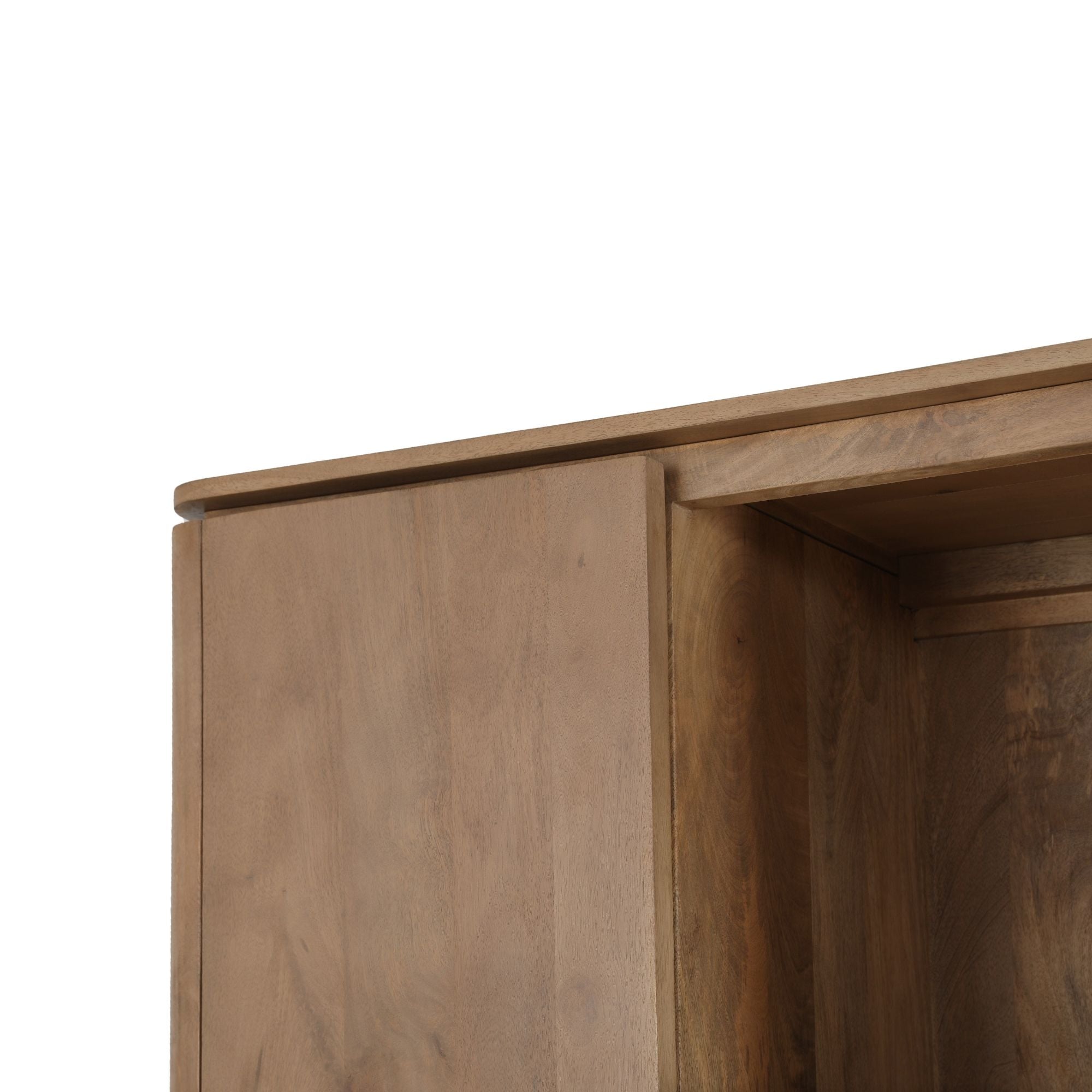 Vakkenkast Dallas Naturel Mangohout 90 cm - Industrieelinhuis.nl