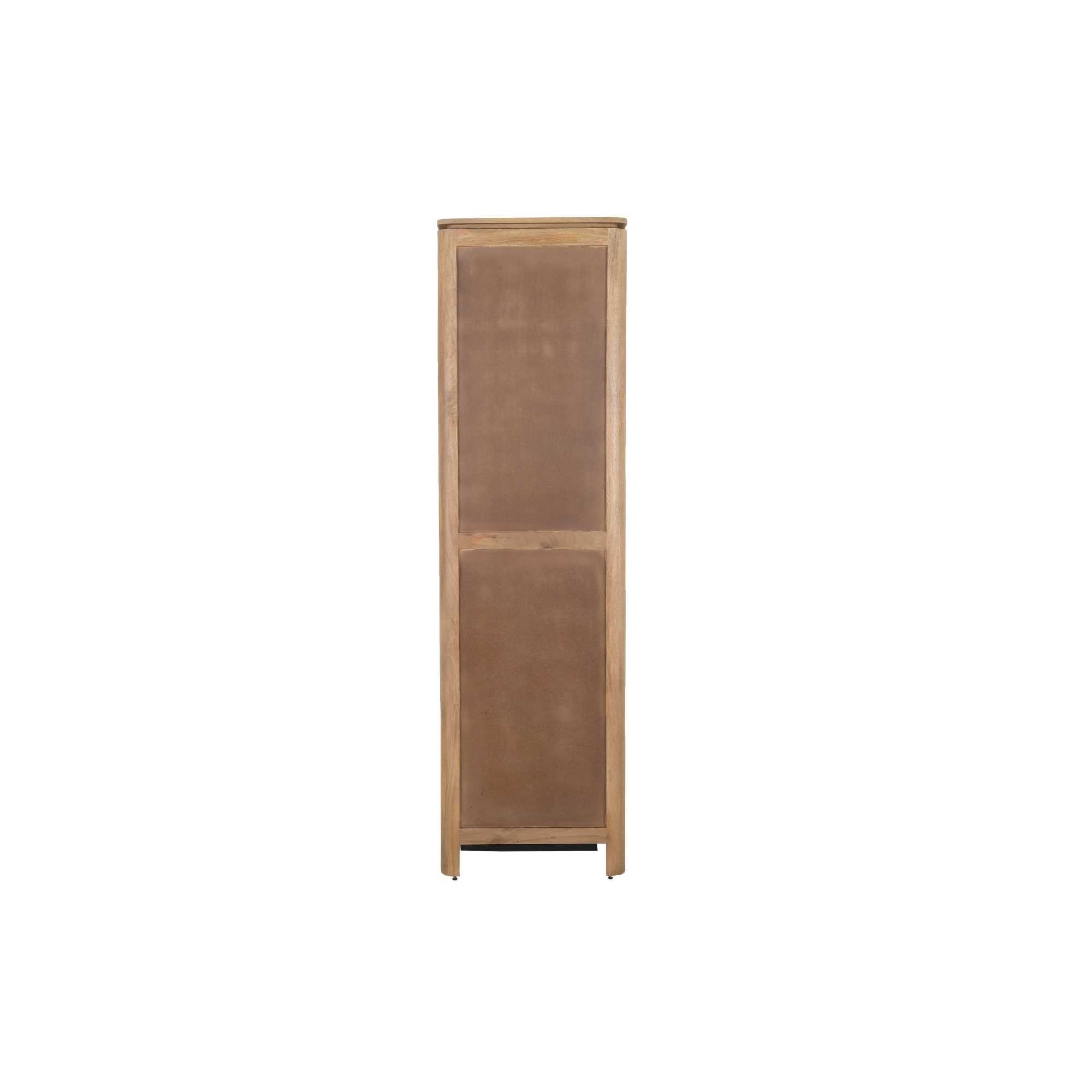 Boekenkast Dallas Naturel Mangohout 55 cm - Industrieelinhuis.nl