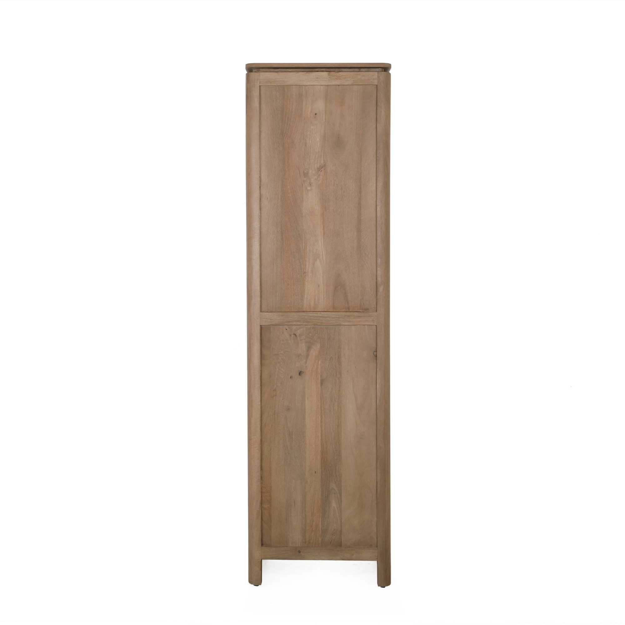 Kabinetkast Dallas Naturel Mangohout 55 cm - Industrieelinhuis.nl