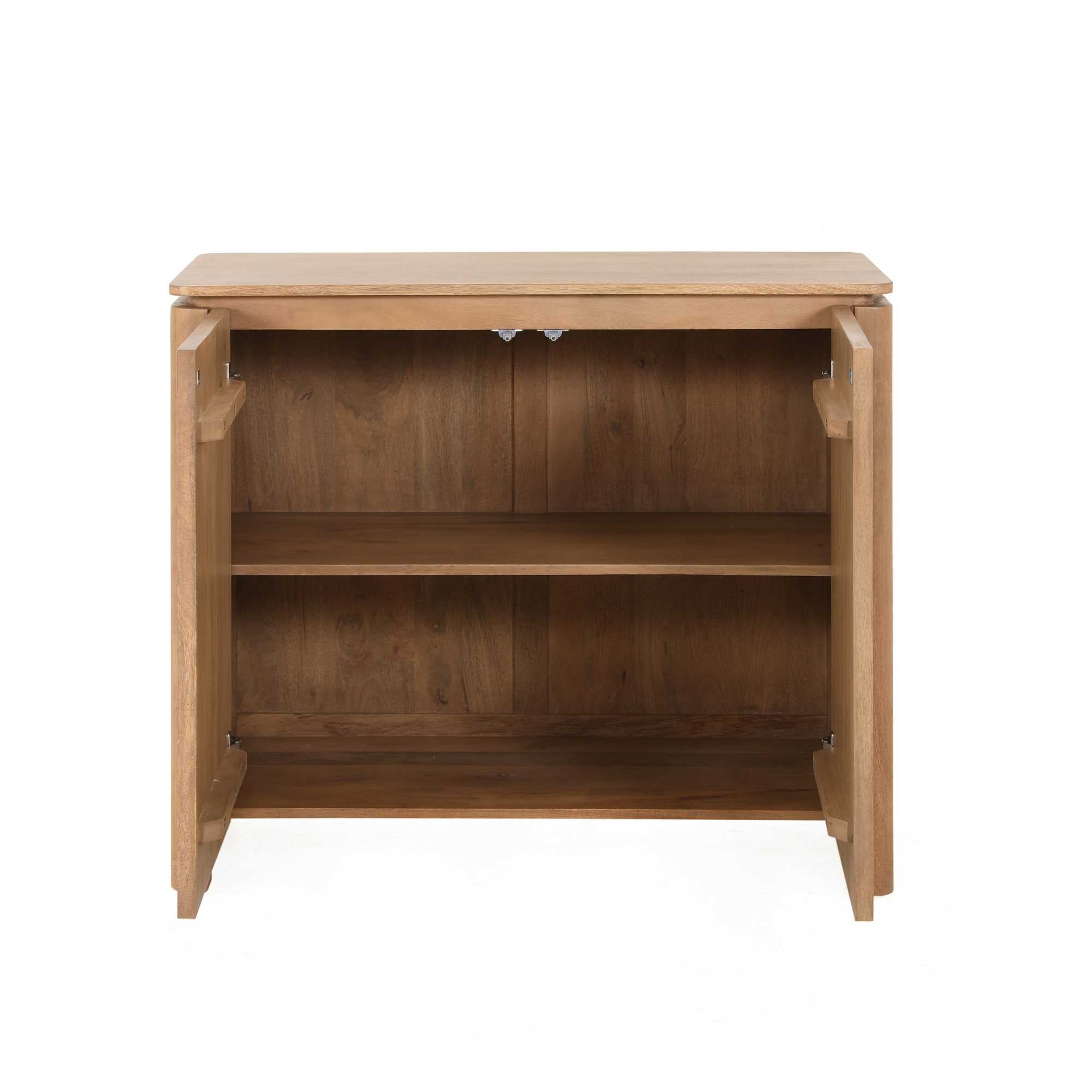 Dressoir Dallas Naturel Mangohout 100 cm - Industrieelinhuis.nl