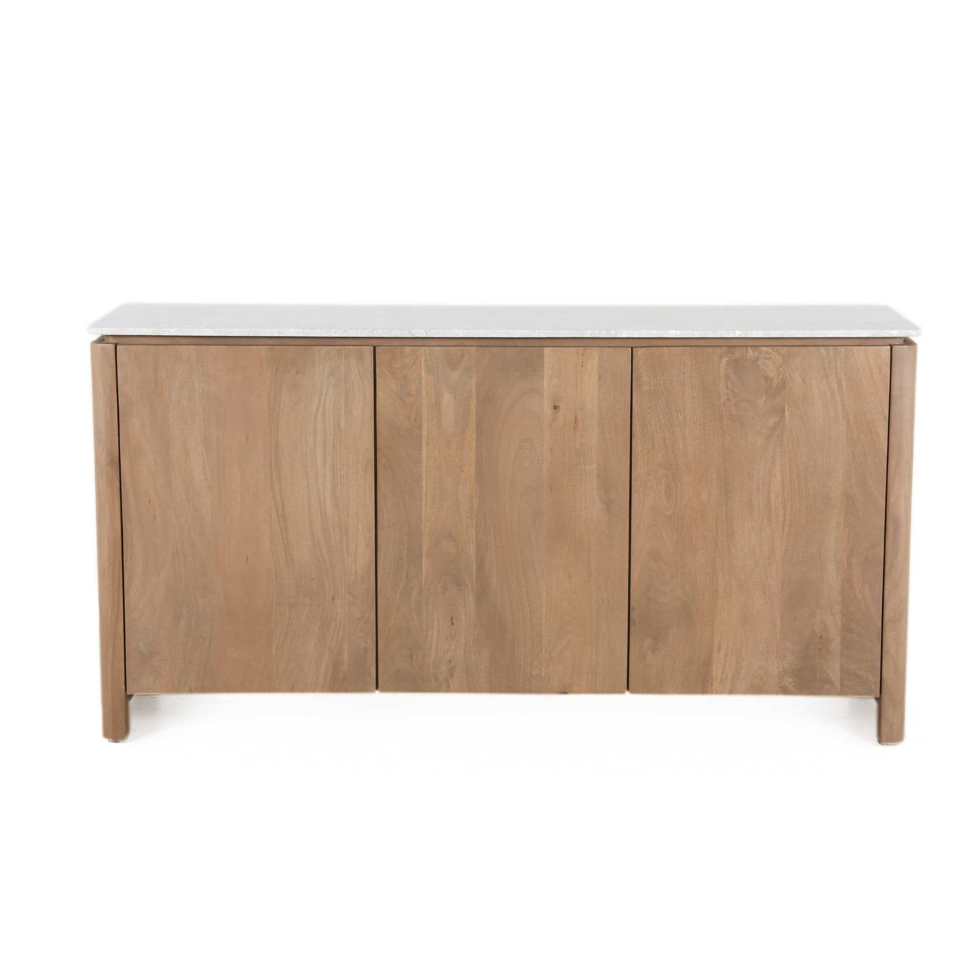 Dressoir Dallas Naturel Mangohout 165 cm - Industrieelinhuis.nl