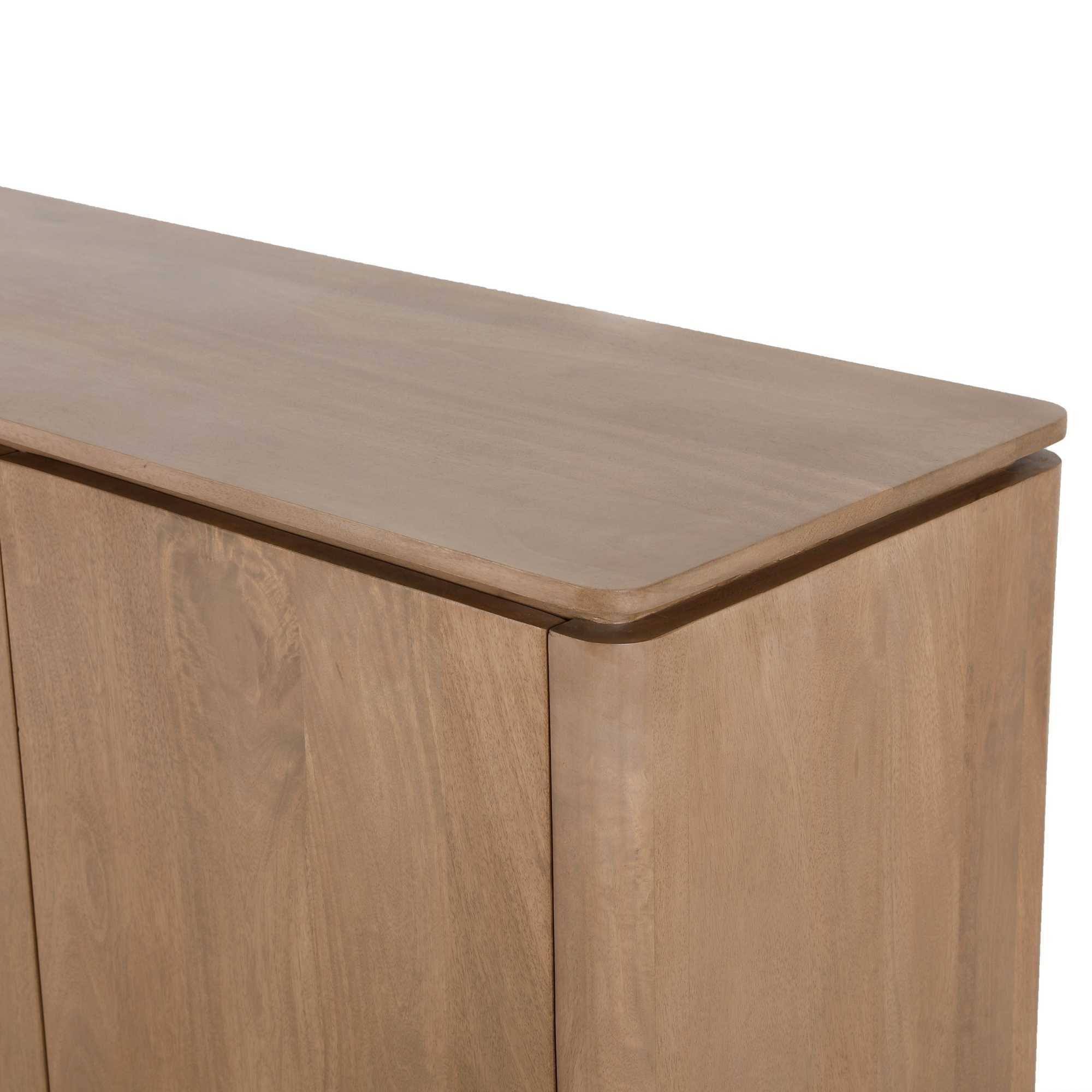 Dressoir Dallas Naturel Mangohout 165 cm - Industrieelinhuis.nl