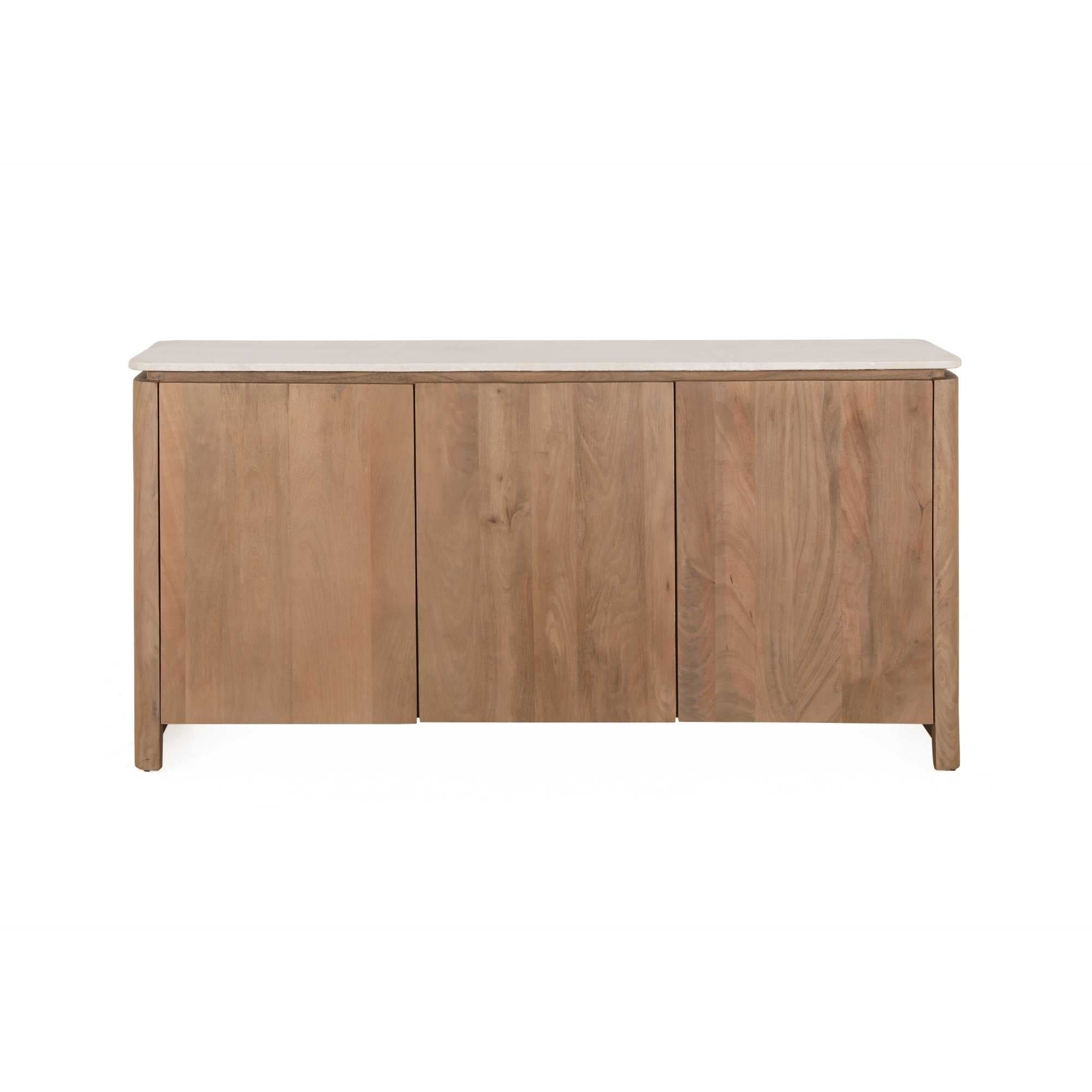 Kabinetkast Dallas Naturel Mangohout 55 cm - Industrieelinhuis.nl