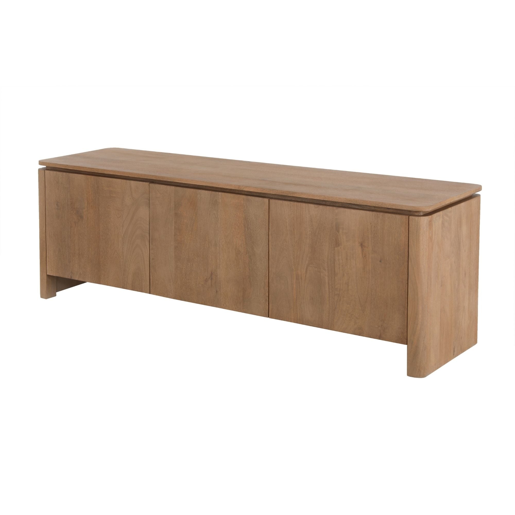 Tv meubel Dallas Naturel Mangohout 165 cm - Industrieelinhuis.nl
