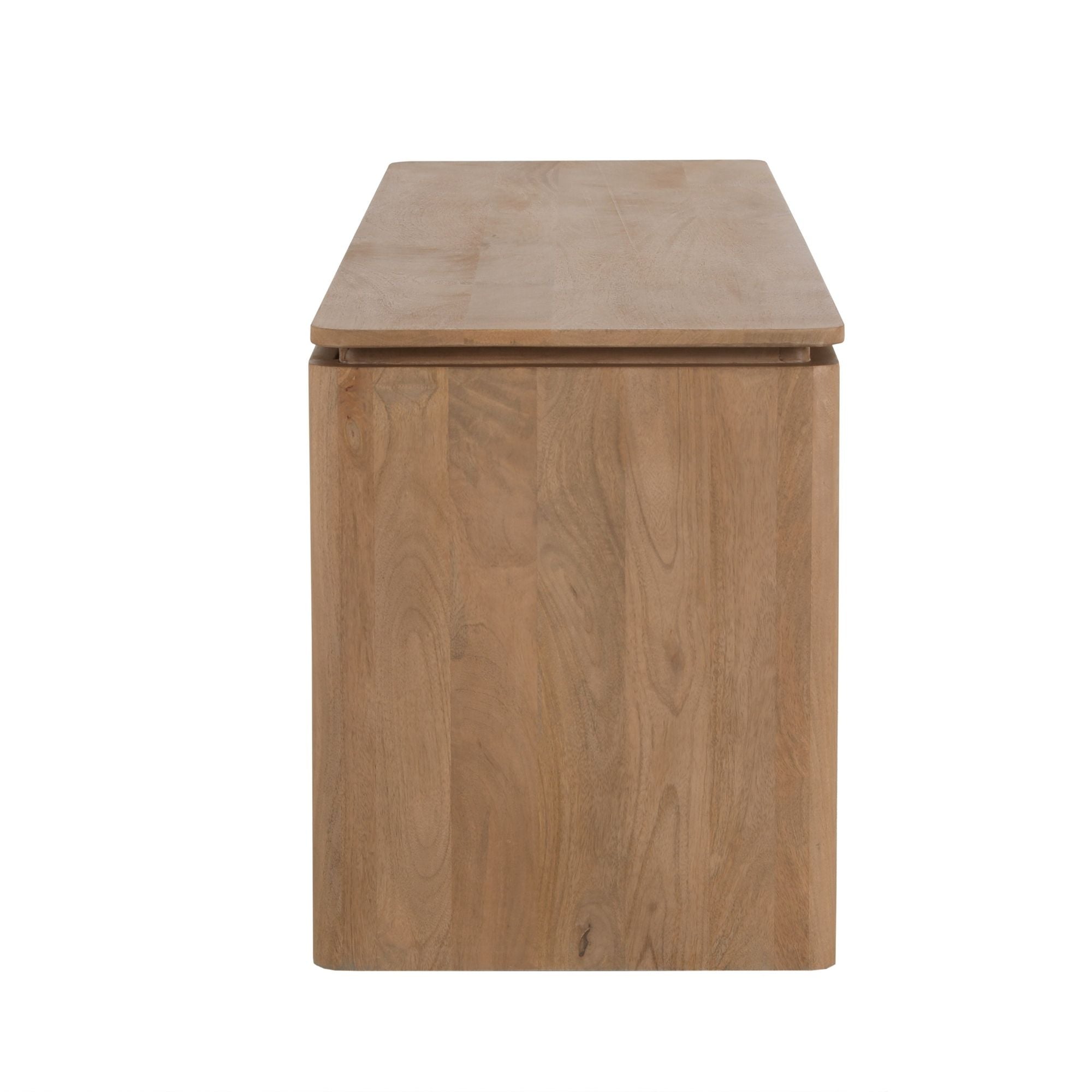 Tv meubel Dallas Naturel Mangohout 165 cm - Industrieelinhuis.nl