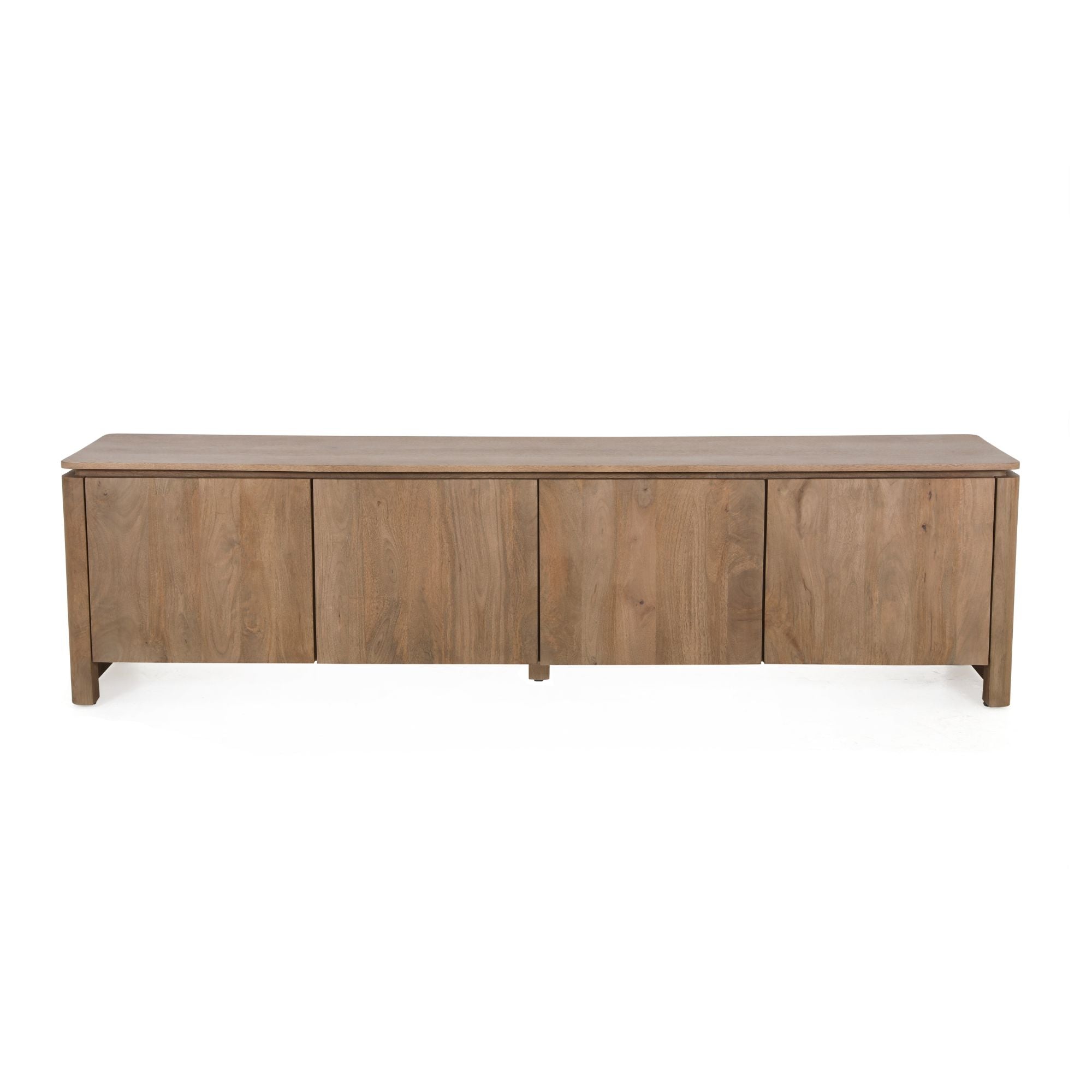 Tv meubel Dallas Naturel Mangohout 210 cm - Industrieelinhuis.nl