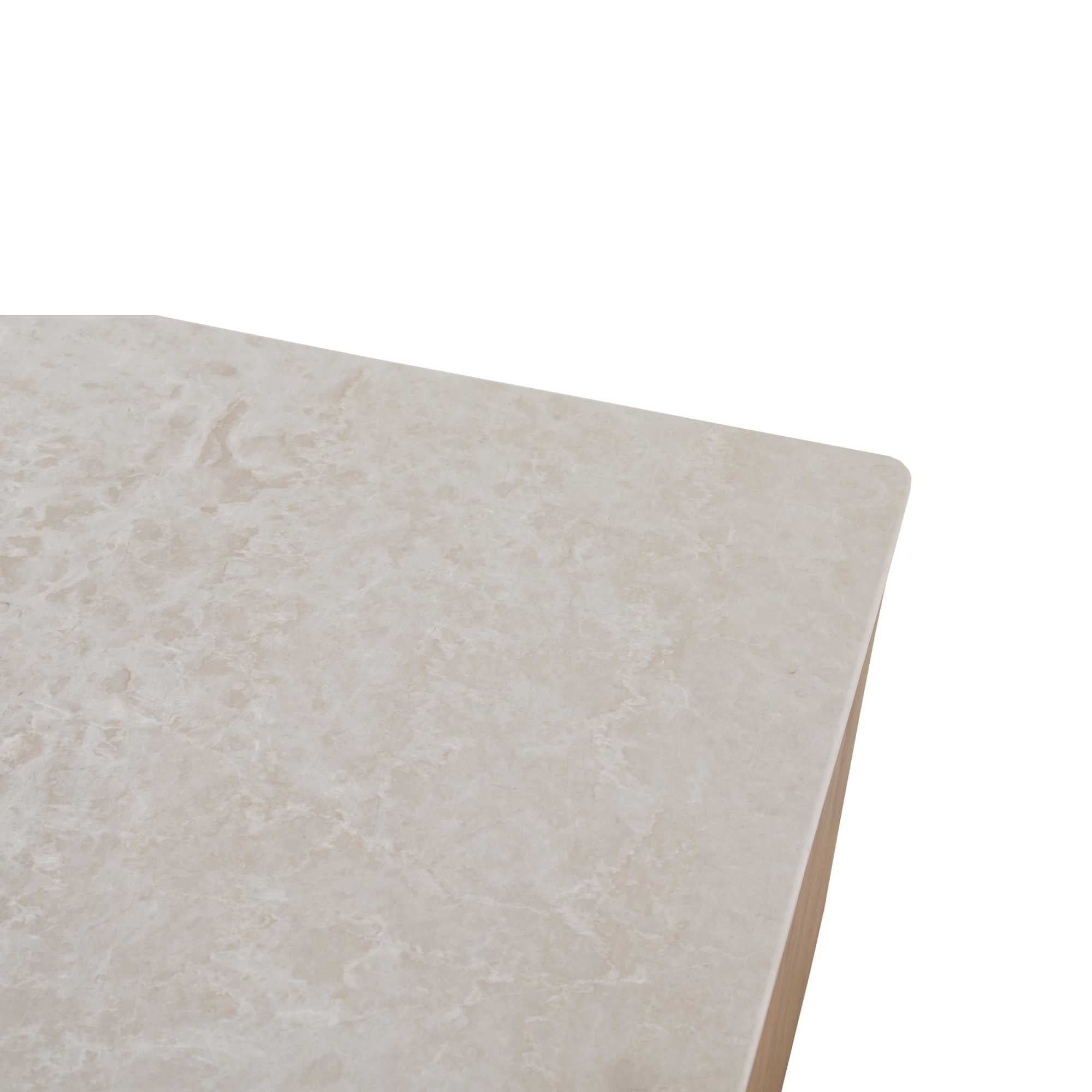 Vierkante Salontafel Dallas Naturel Mangohout 80 cm - Industrieelinhuis.nl
