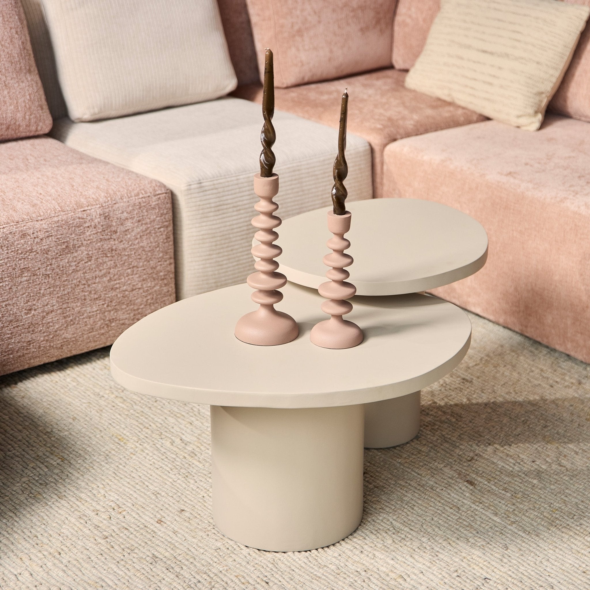Salontafel set van 2 Mirre | Sand - Industrieelinhuis.nl